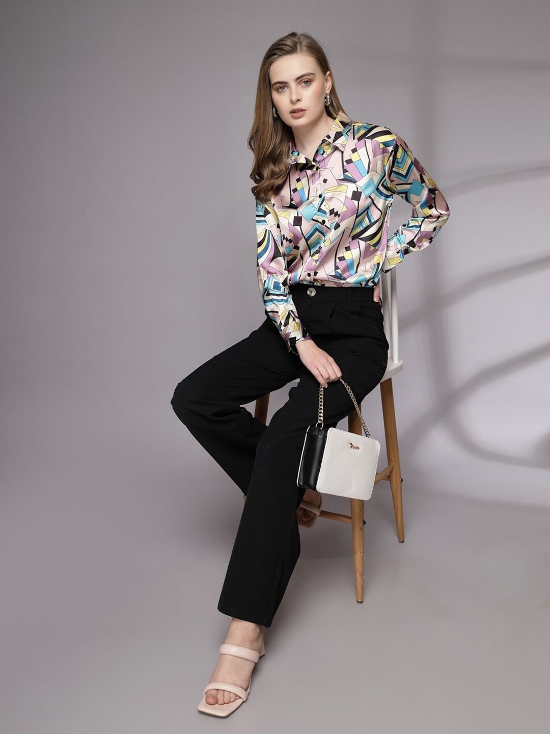 Multi Solid Long Sleeves Regular Shirt