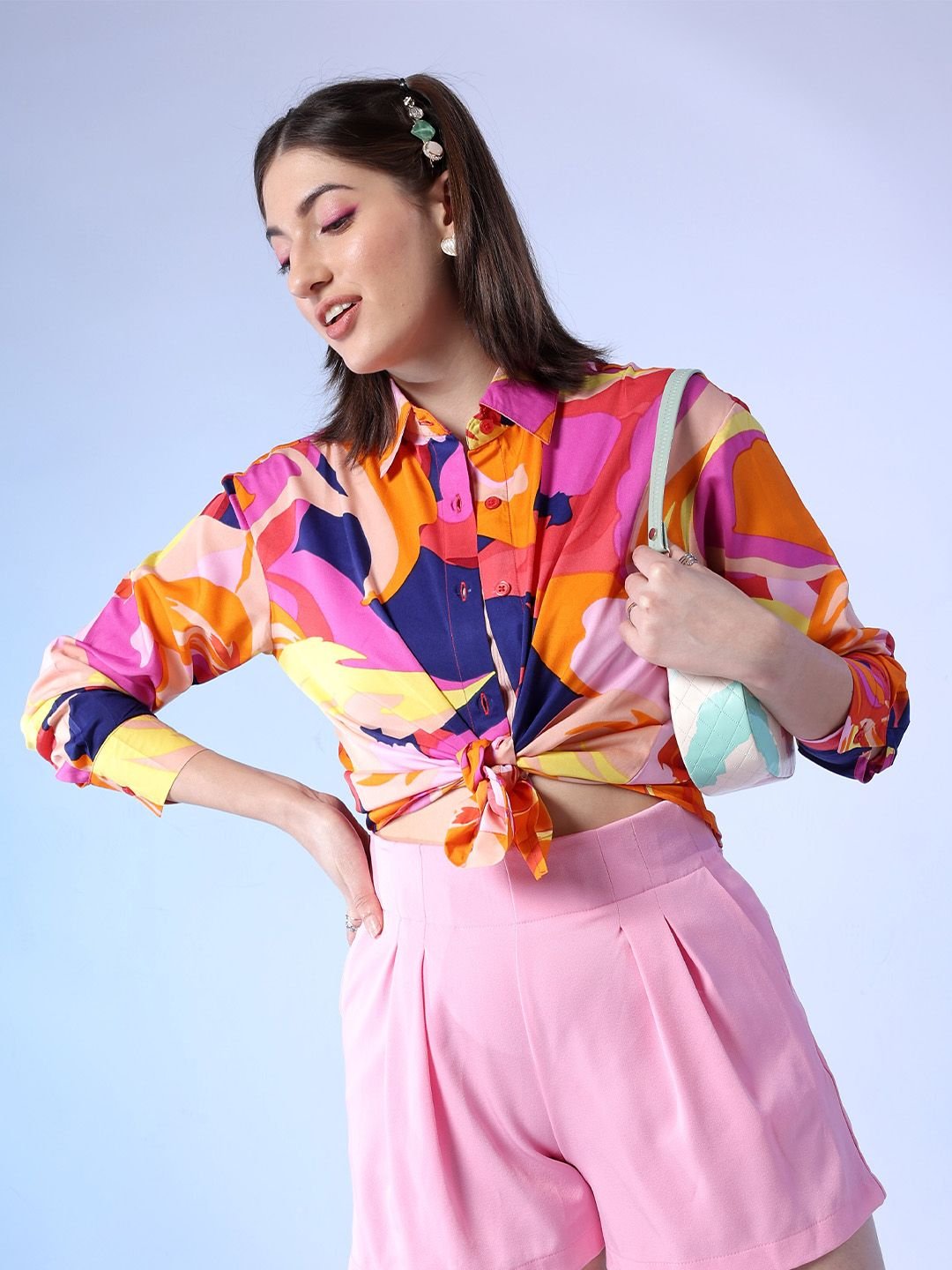 Multi Solid Long Sleeves Shirt