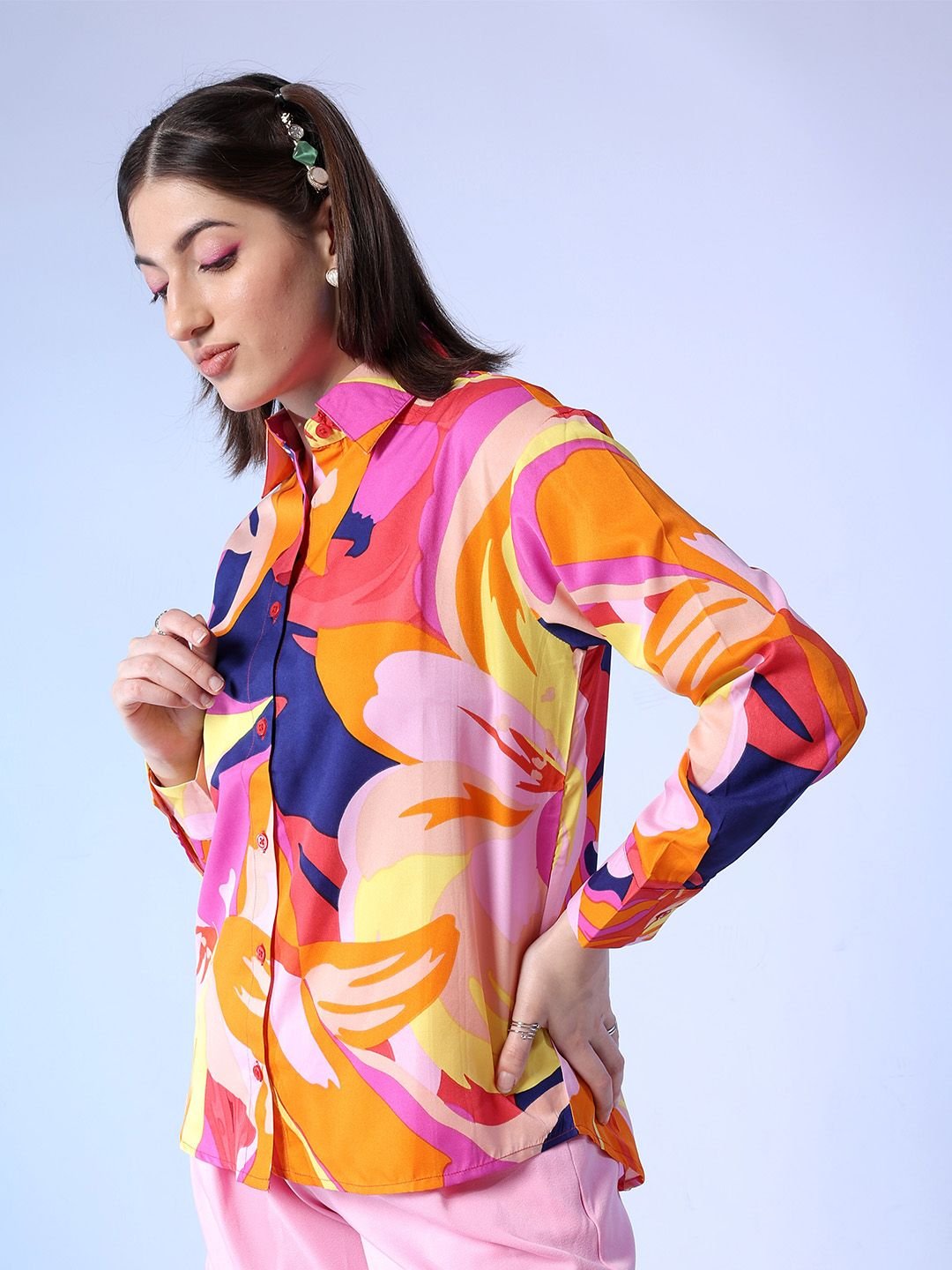 Multi Solid Long Sleeves Shirt