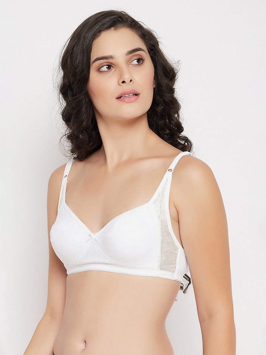 Non-Padded Non-Wired Full Coverage T-shirt Bra - Cotton