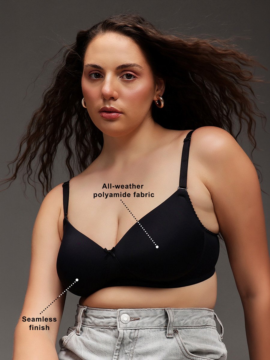 Padded Non-Wired Full Coverage Multiway T-shirt Bra