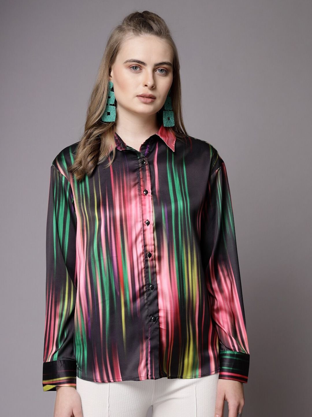 Multi Solid Long Sleeves Regular Shirt