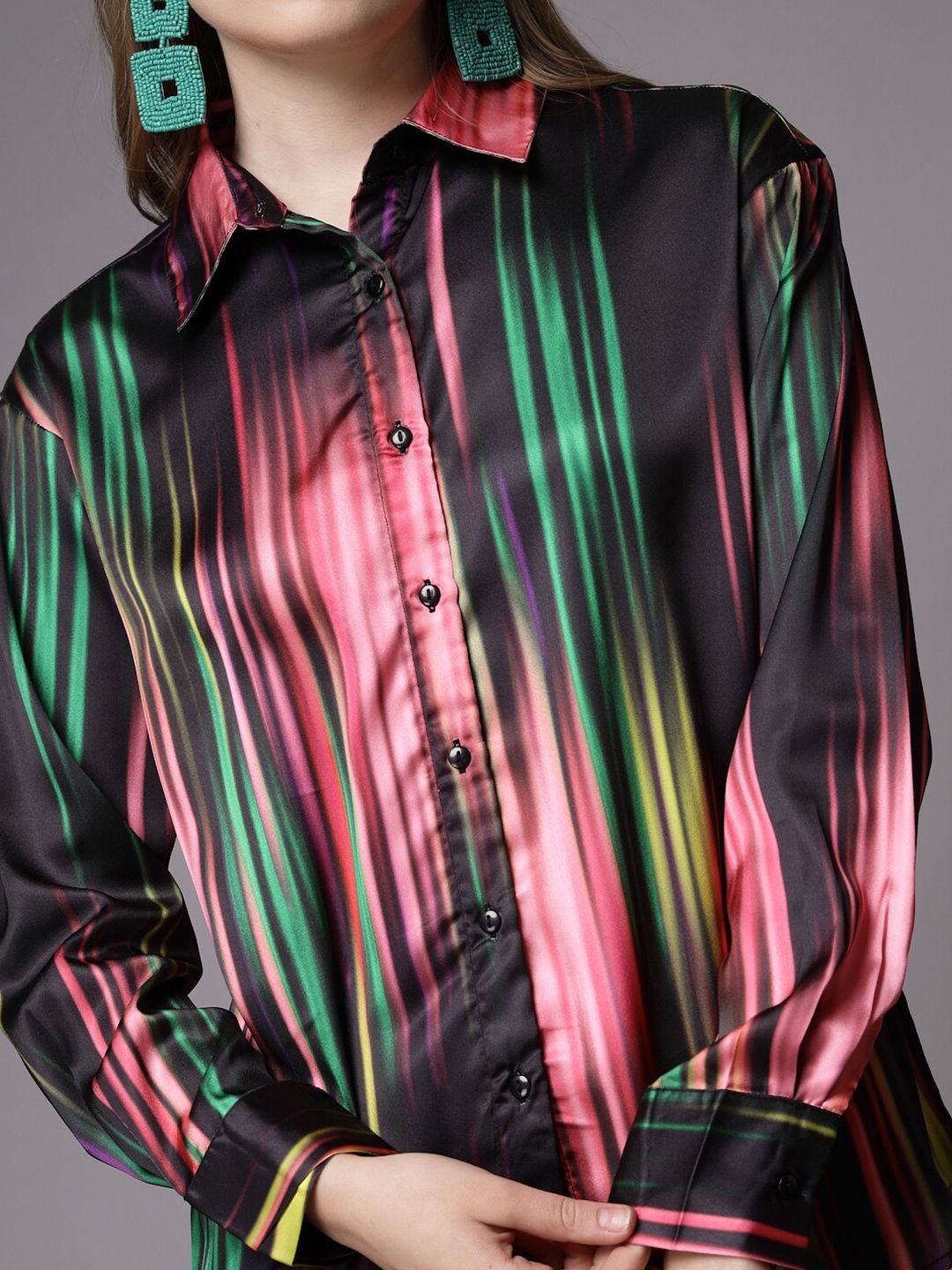 Multi Solid Long Sleeves Regular Shirt