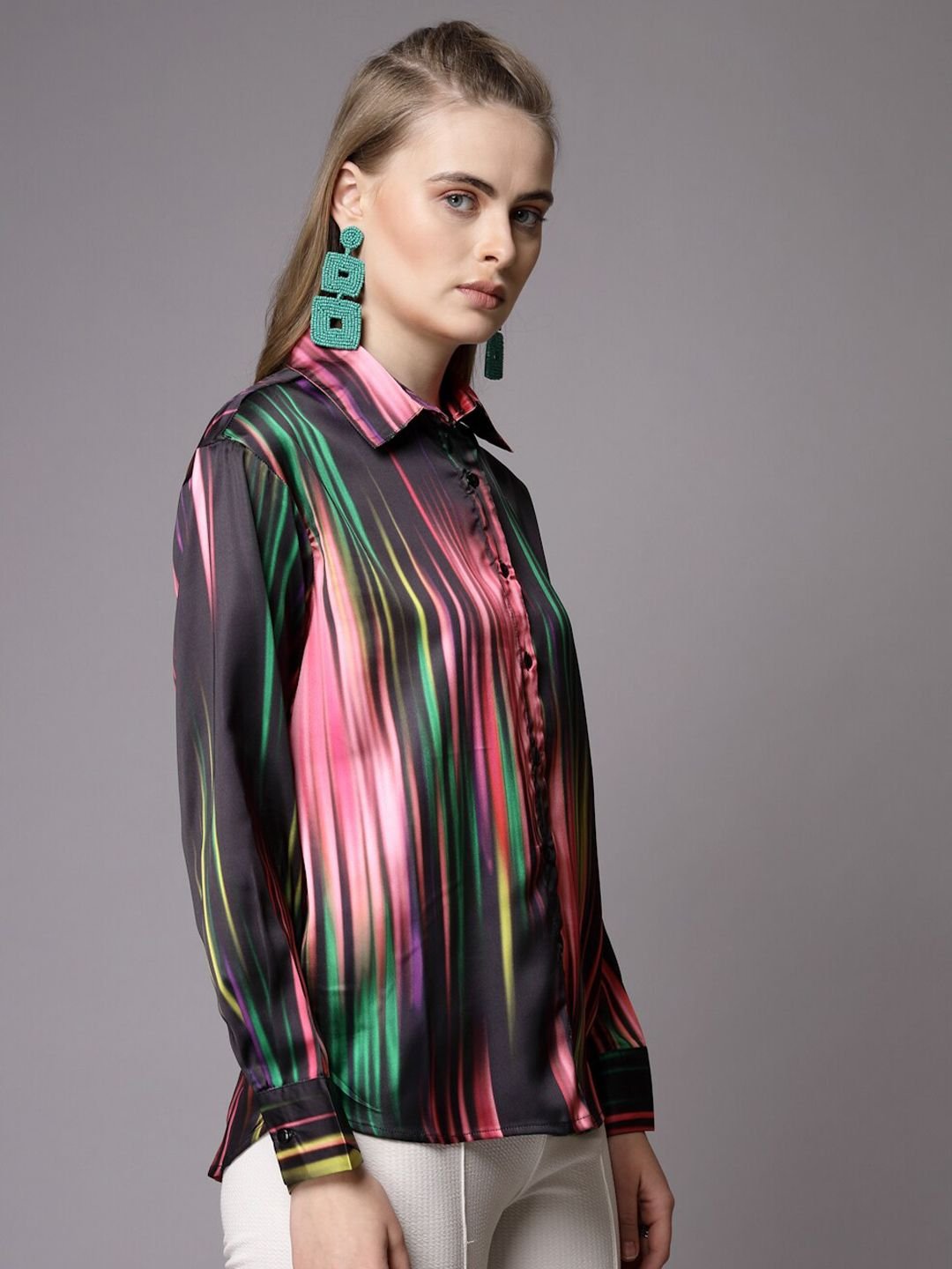 Multi Solid Long Sleeves Regular Shirt