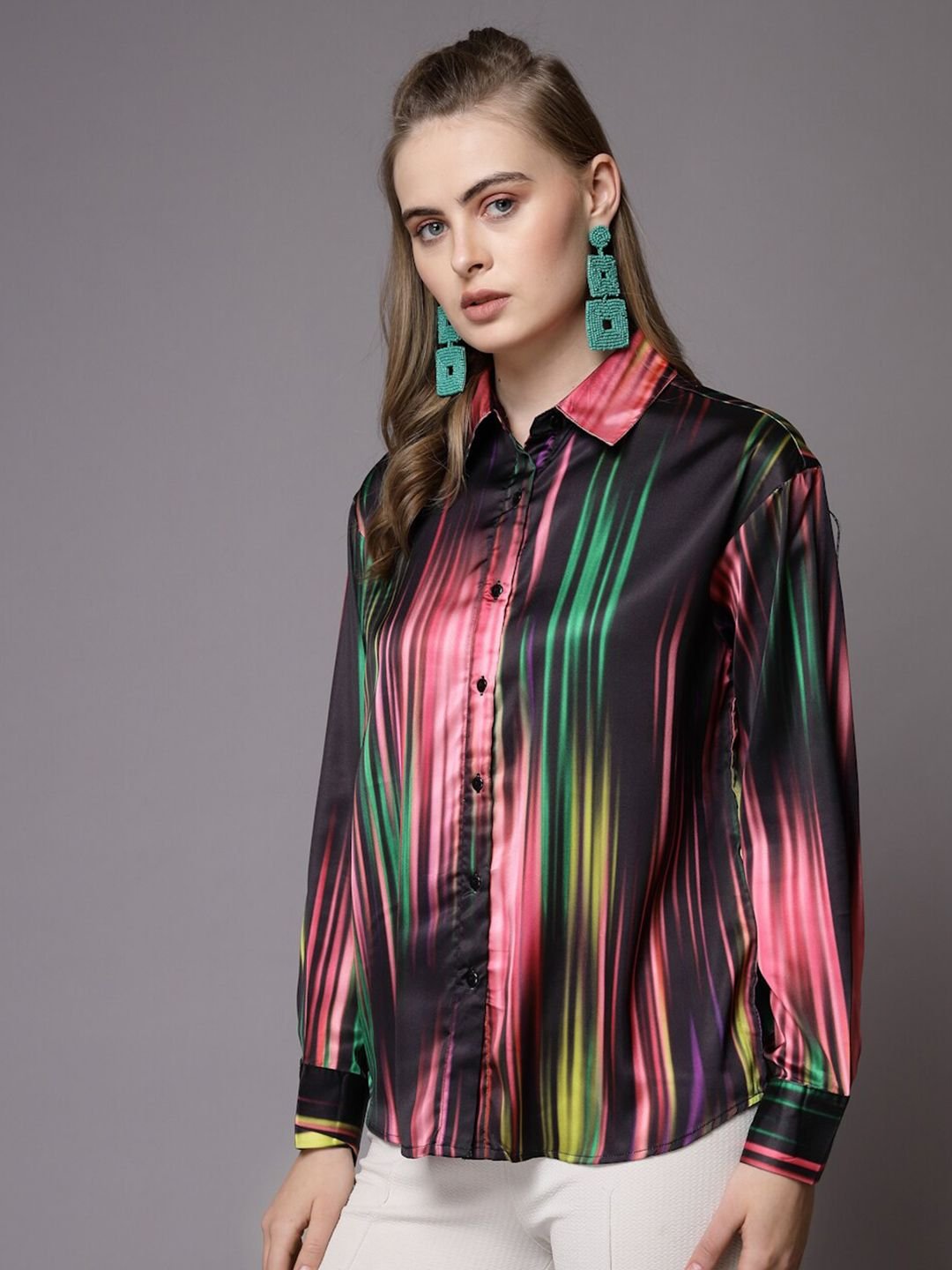 Multi Solid Long Sleeves Regular Shirt