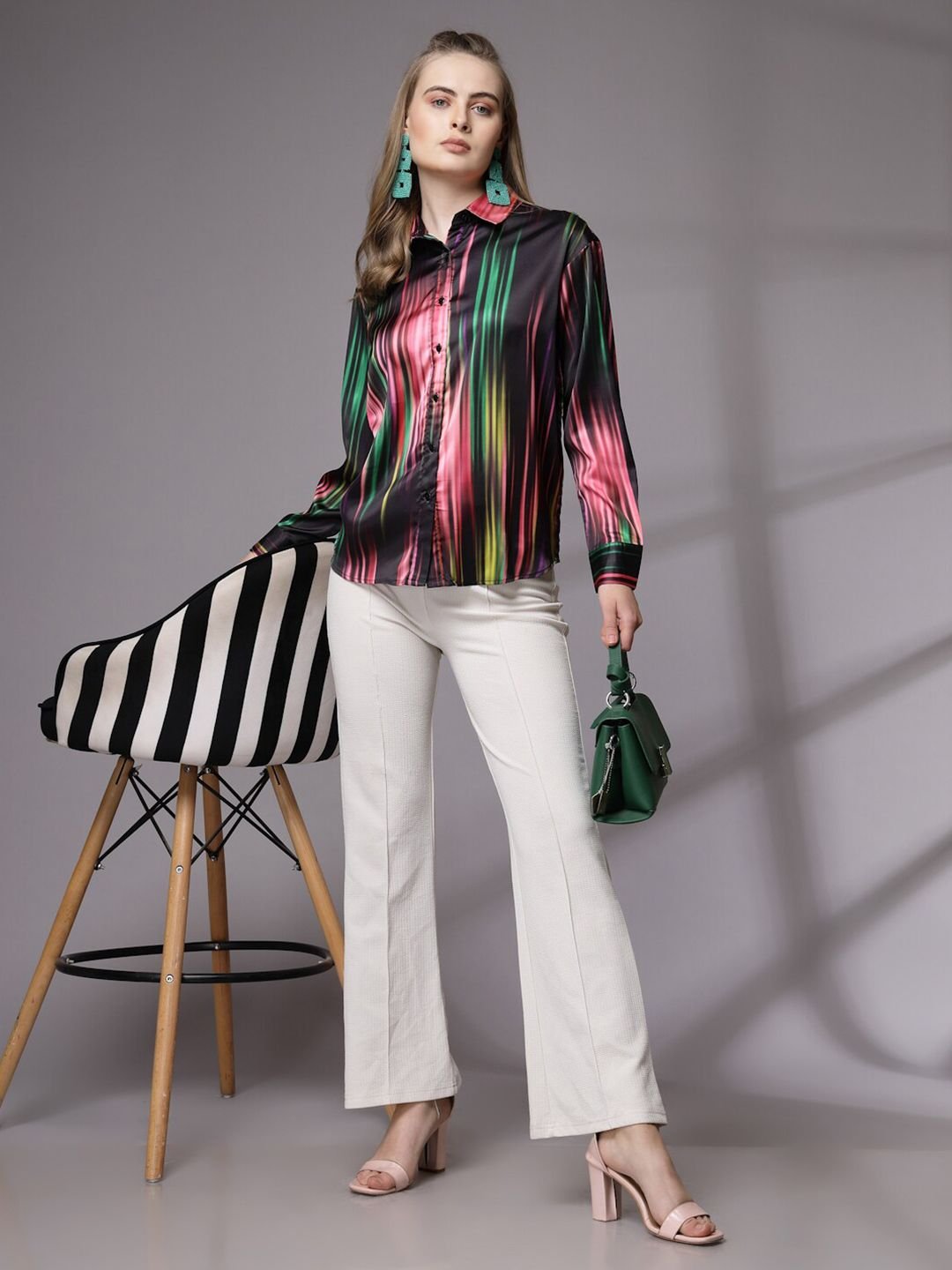 Multi Solid Long Sleeves Regular Shirt