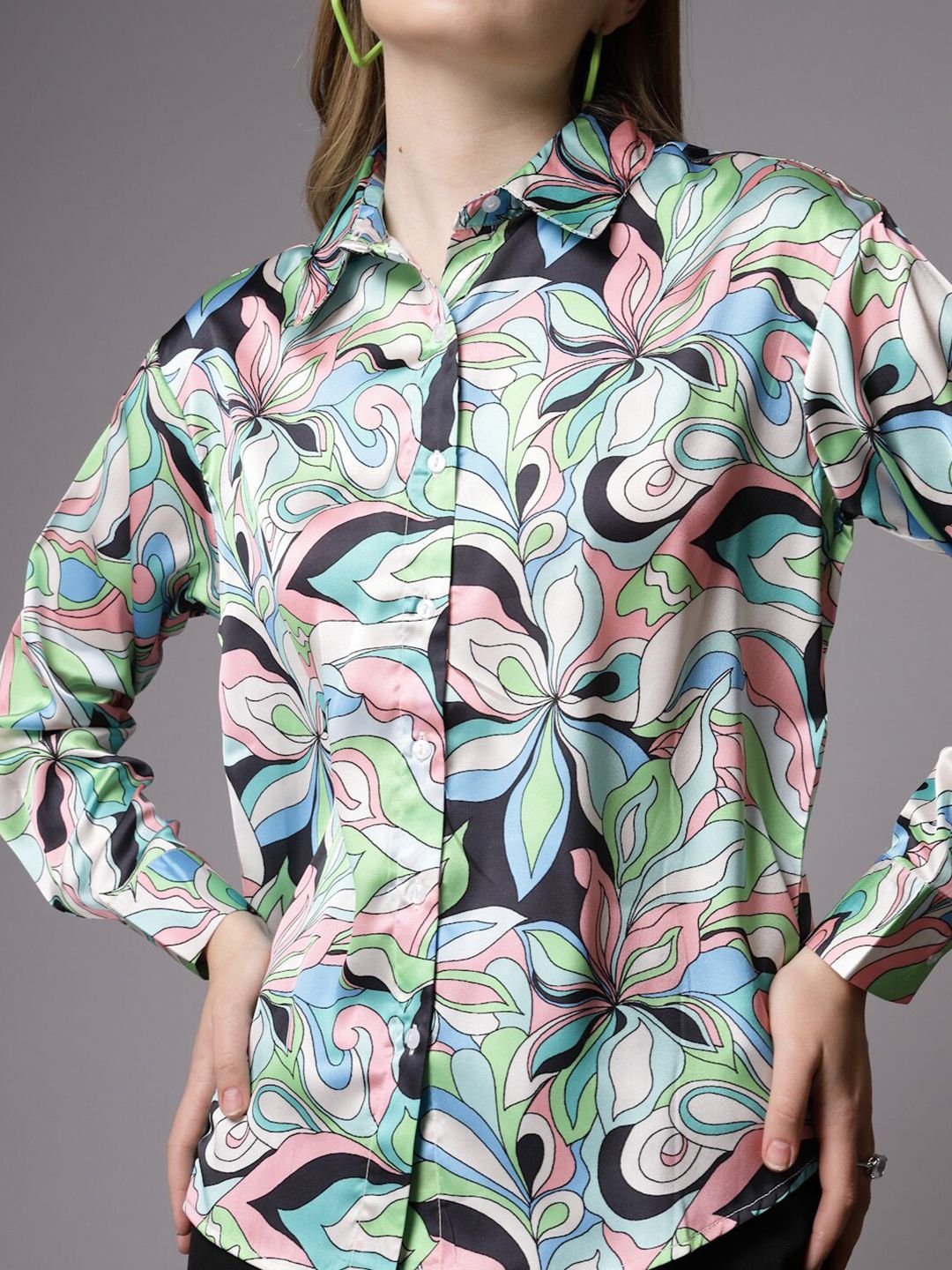 Multi Solid Long Sleeves Regular Shirt