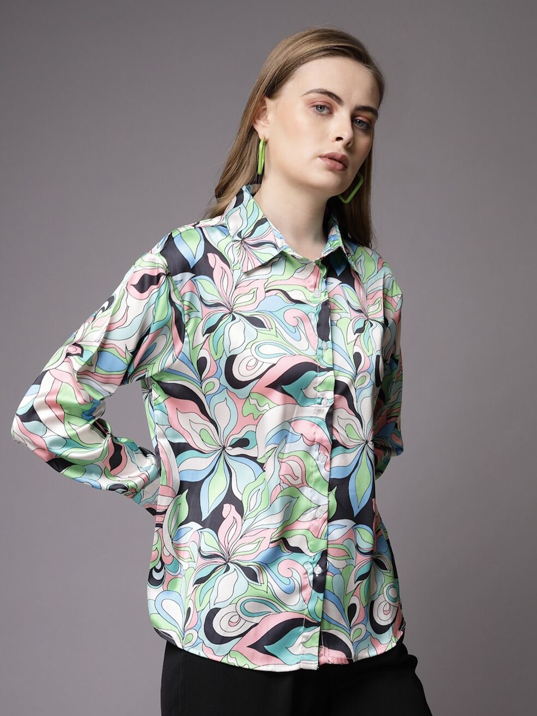 Multi Solid Long Sleeves Regular Shirt