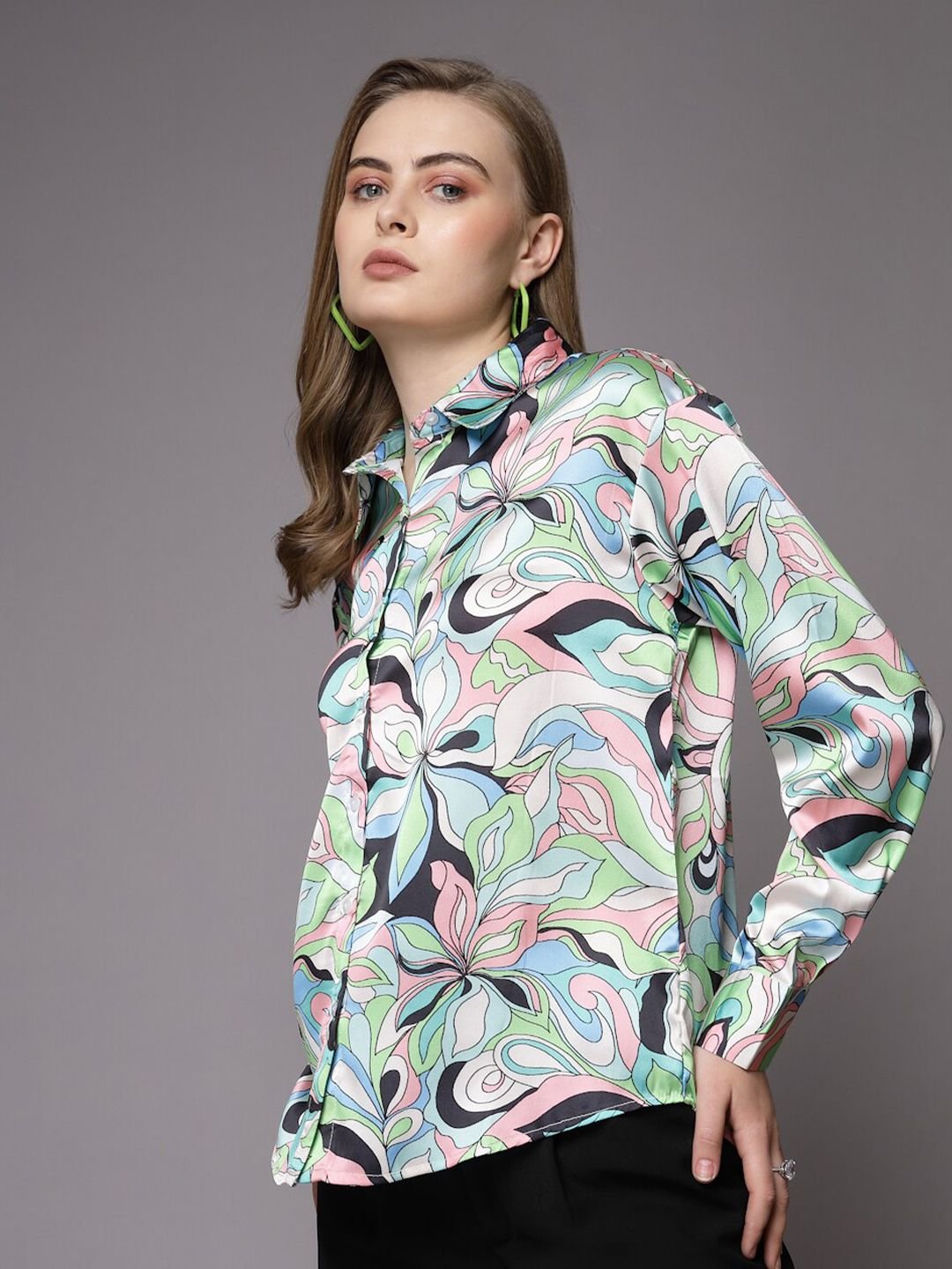 Multi Solid Long Sleeves Regular Shirt
