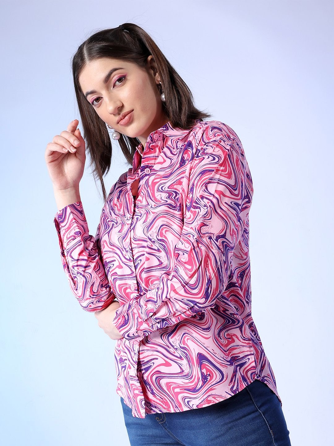 Multi Solid Long Sleeves Regular Shirt
