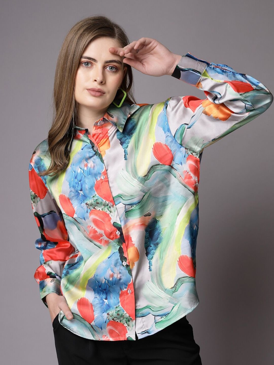 Multi Solid Long Sleeves Regular Shirt
