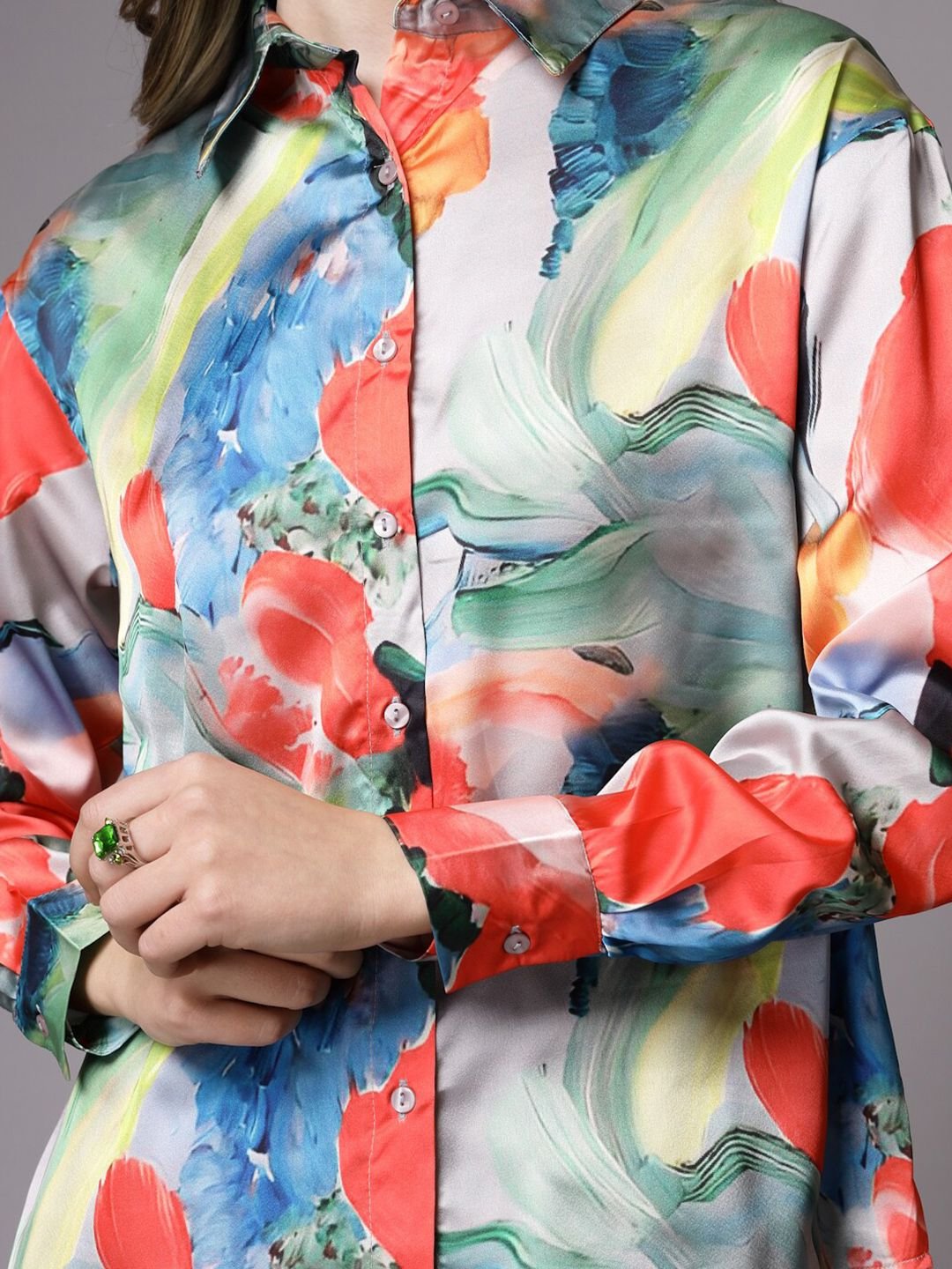 Multi Solid Long Sleeves Regular Shirt