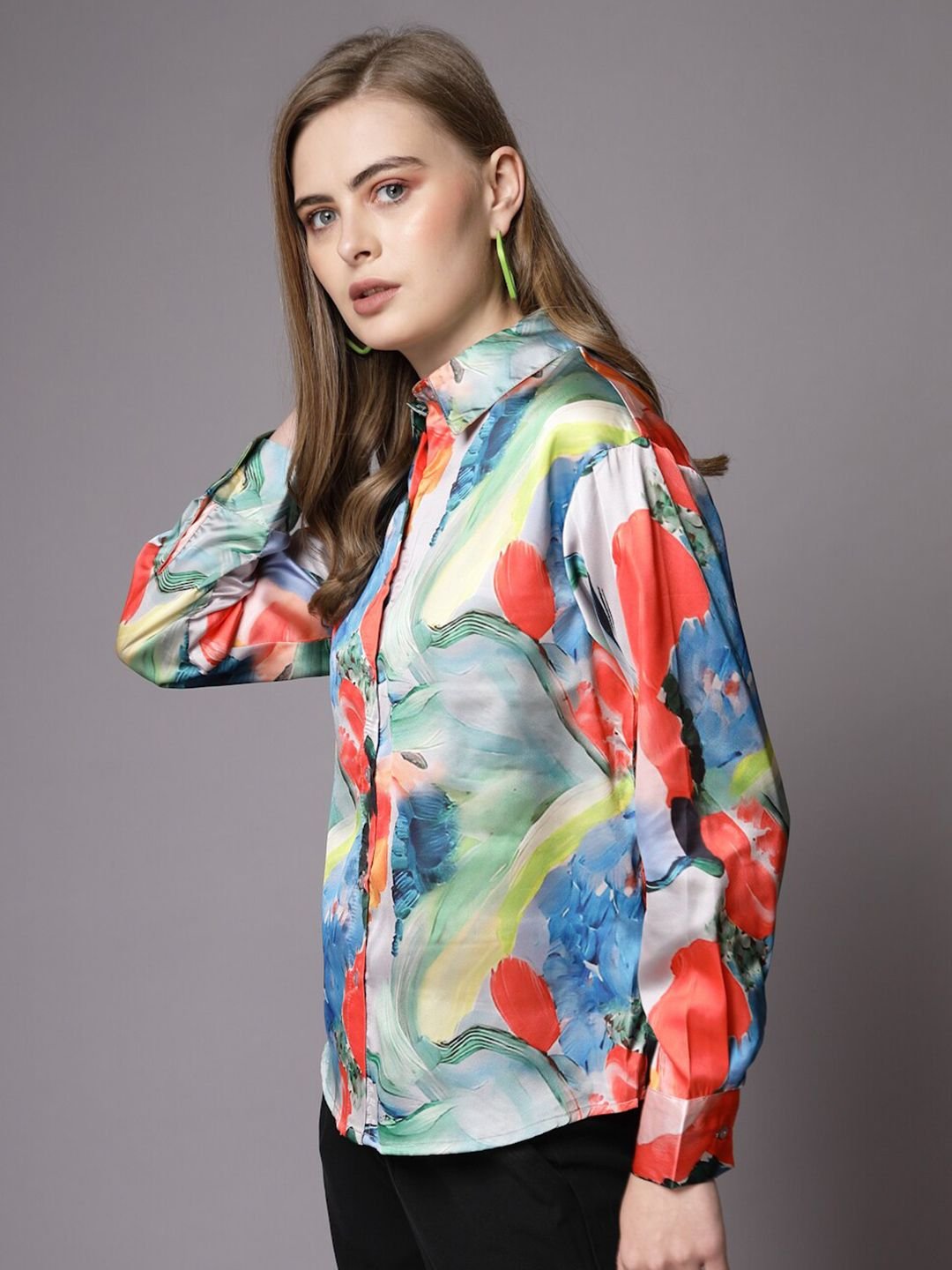 Multi Solid Long Sleeves Regular Shirt