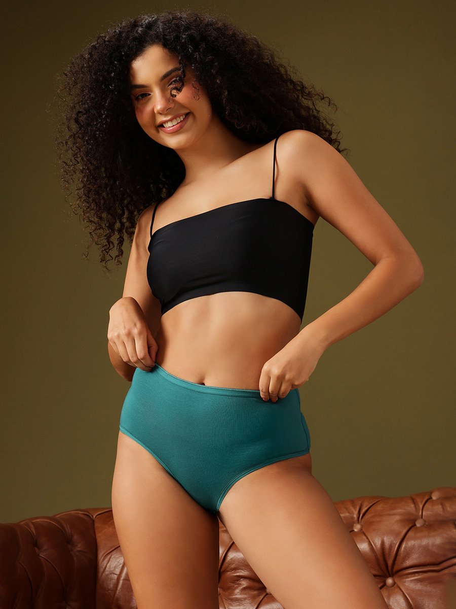 High Waist Hipster Panty - Cotton