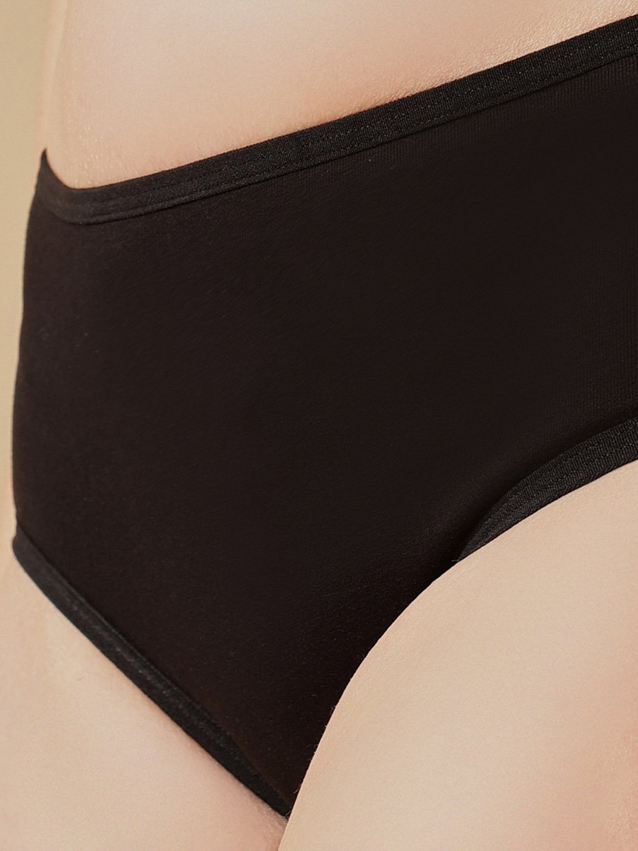 Mid Waist Hipster Panty - Cotton
