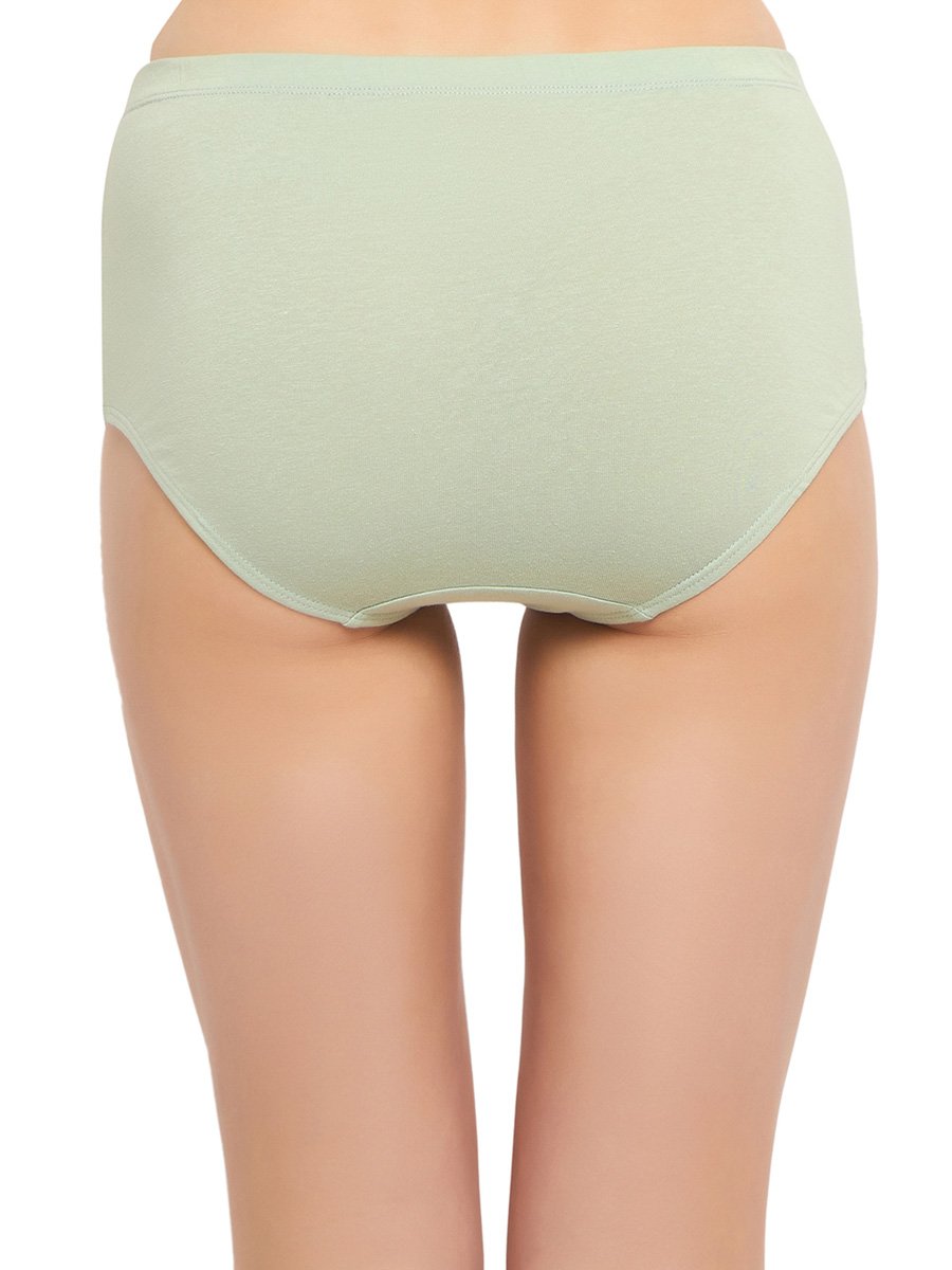 High Waist Hipster Panty with Inner Elastic - Cotton