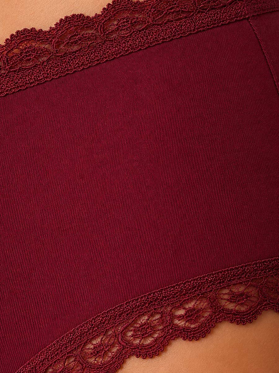 Cherry Ripple High Waist Hipster Panty