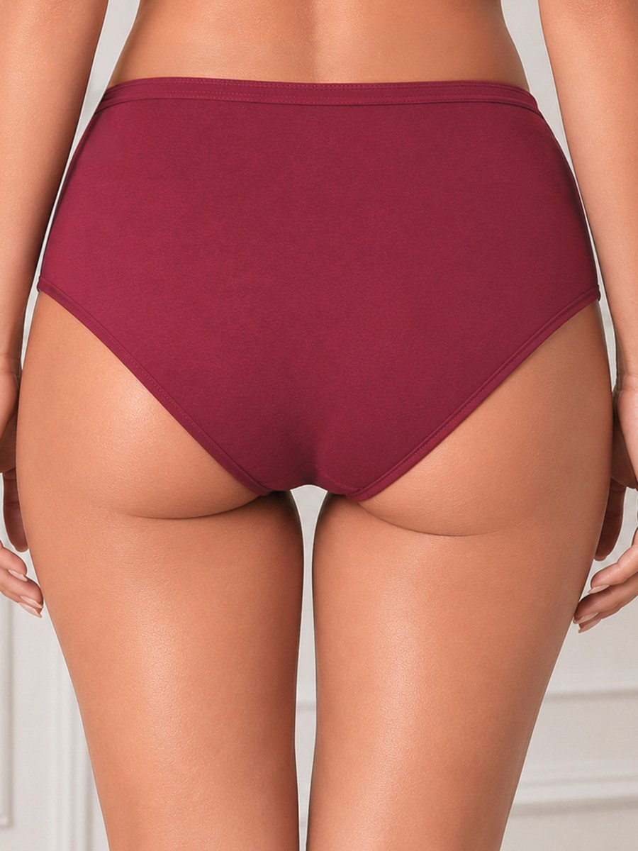 Pack of 3 -Mid Waist Hipster Panties - Modal