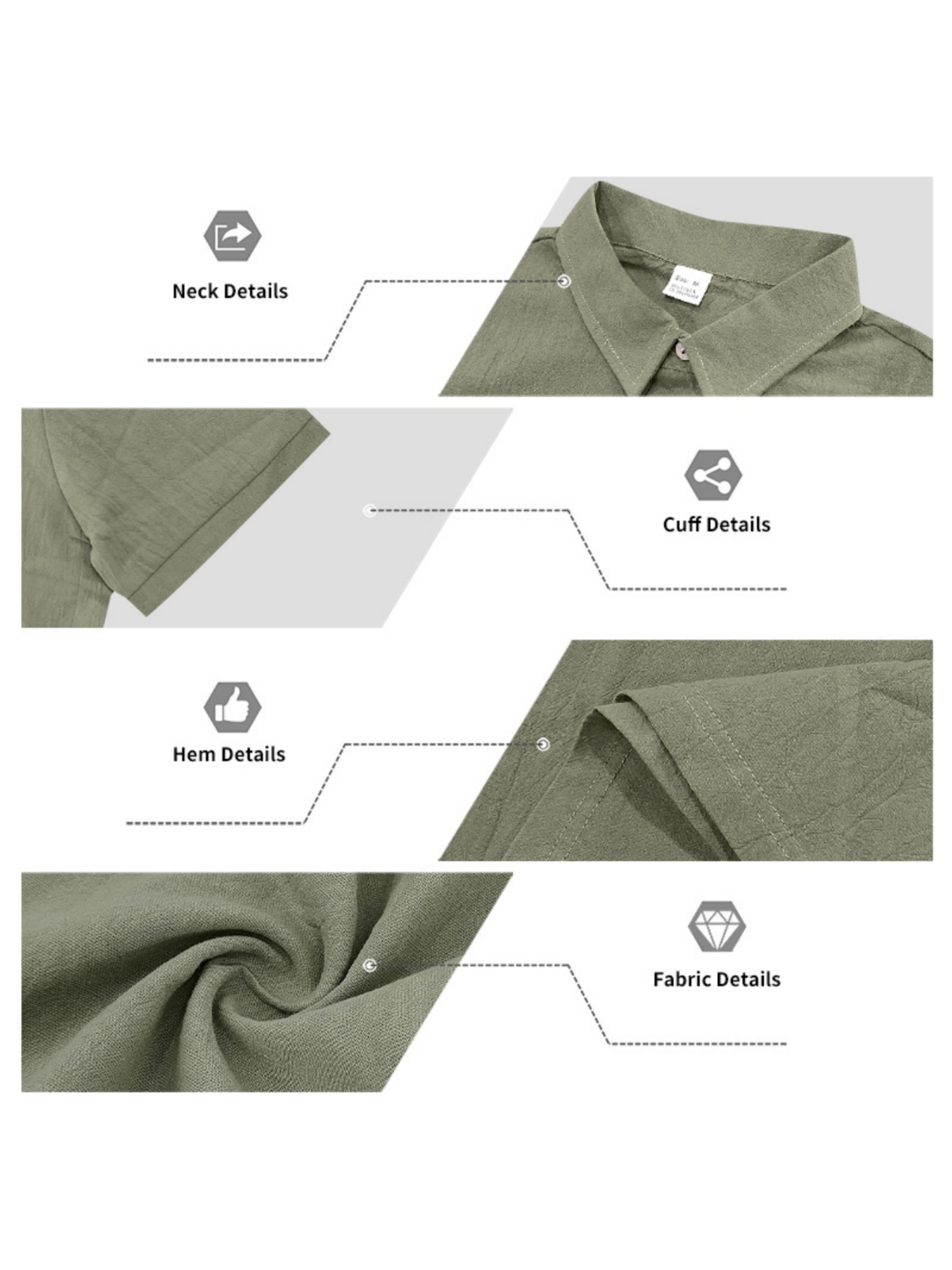 Men Olive Polo and Shorts Set