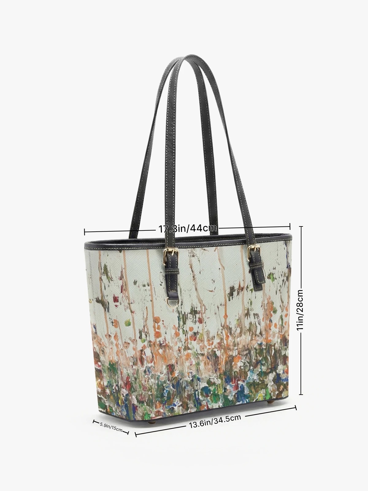 Floral Meadow Art Print Shoulder Bag