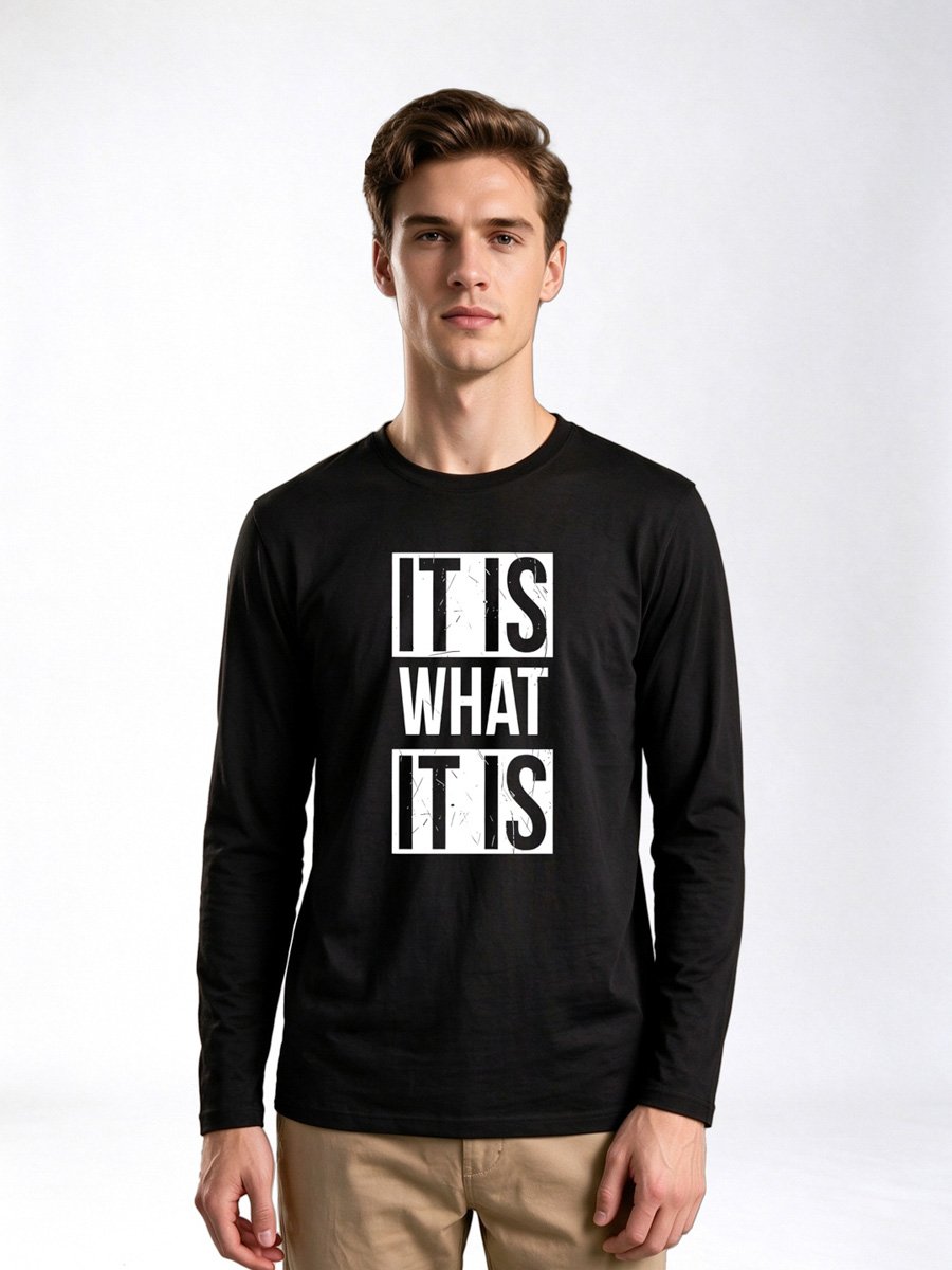 Black Graphic Print T-Shirt