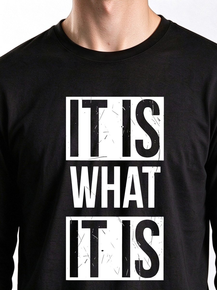 Black Graphic Print T-Shirt