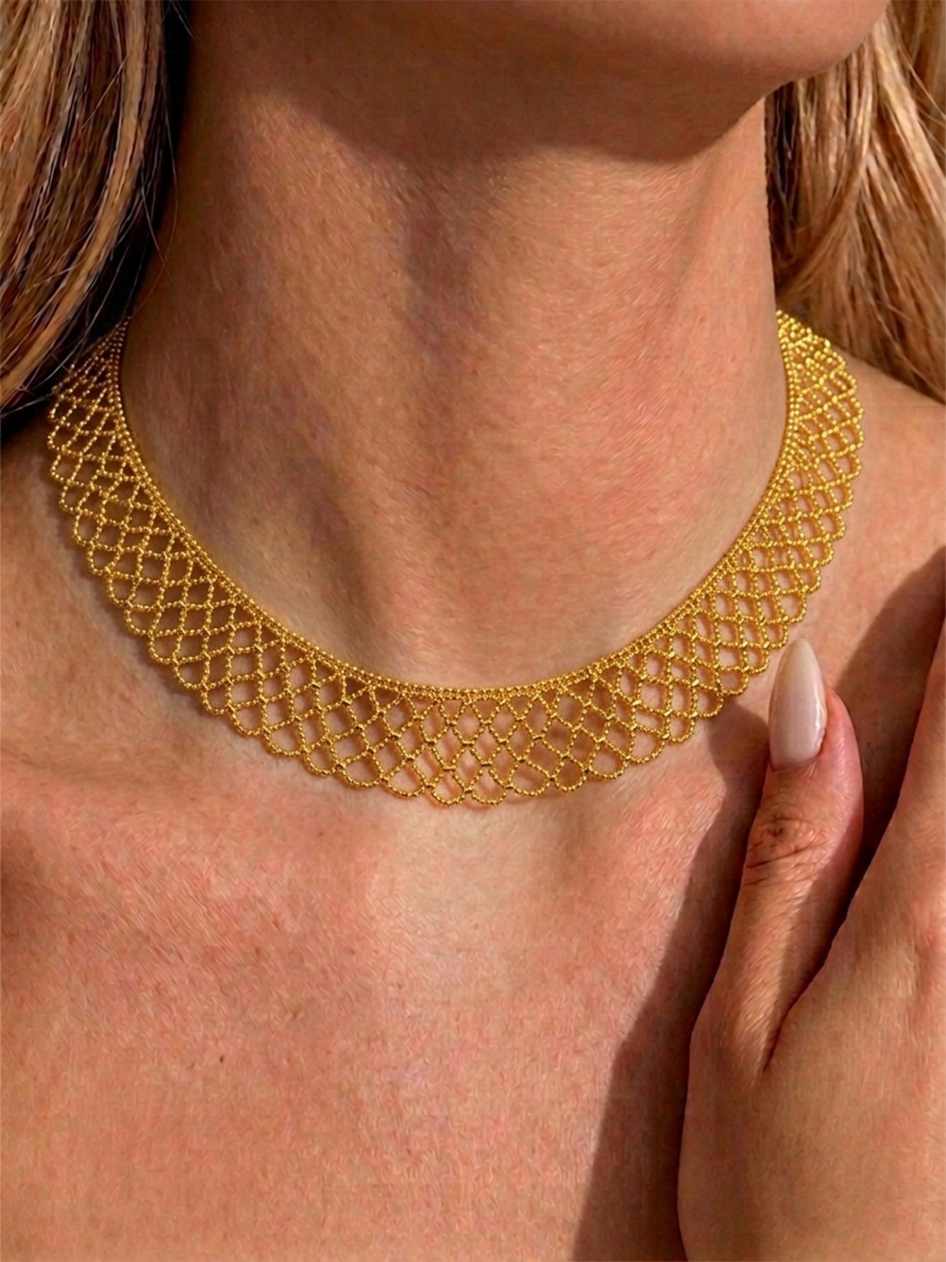 Gold Choker Necklace