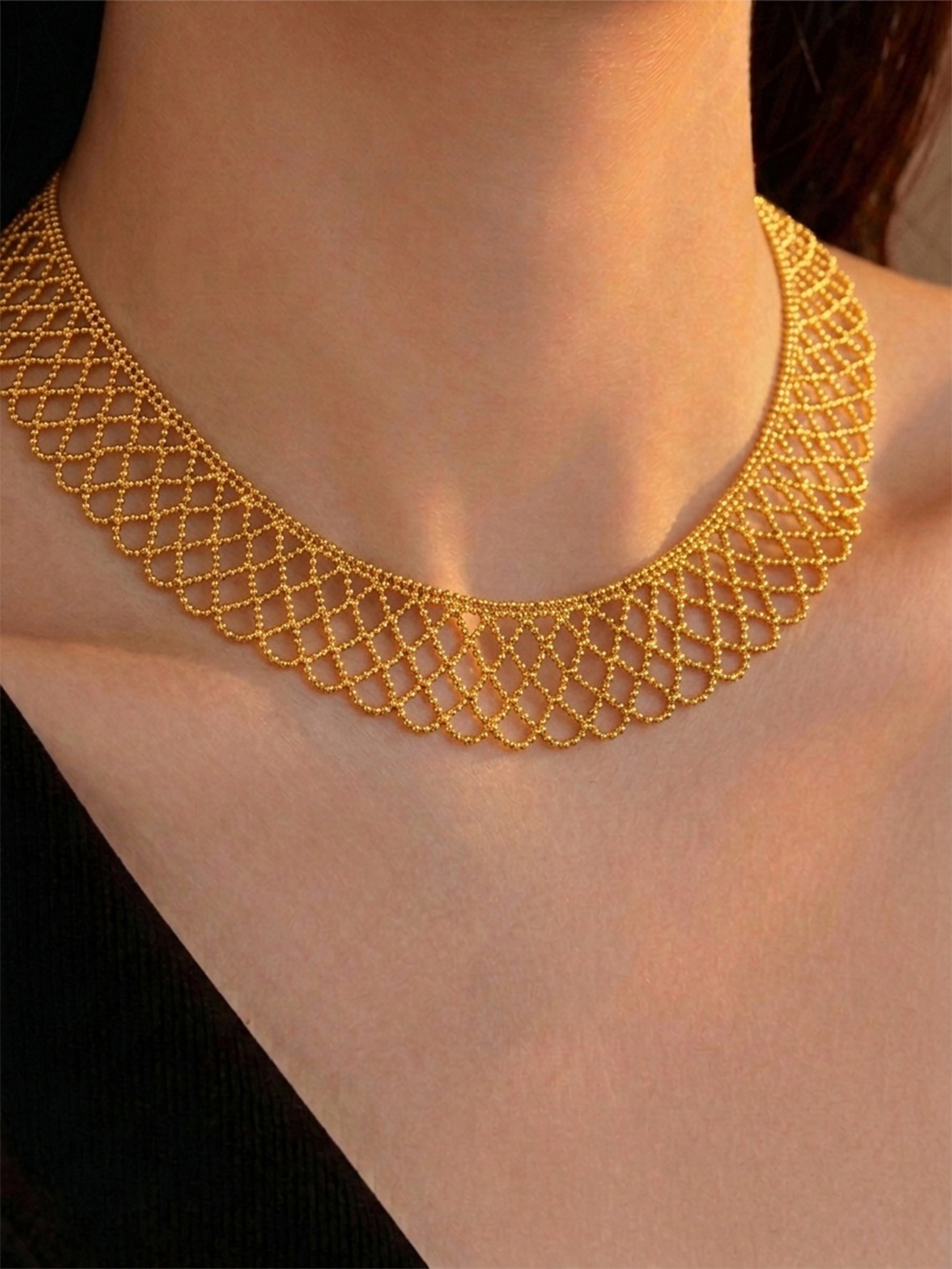 Gold Choker Necklace