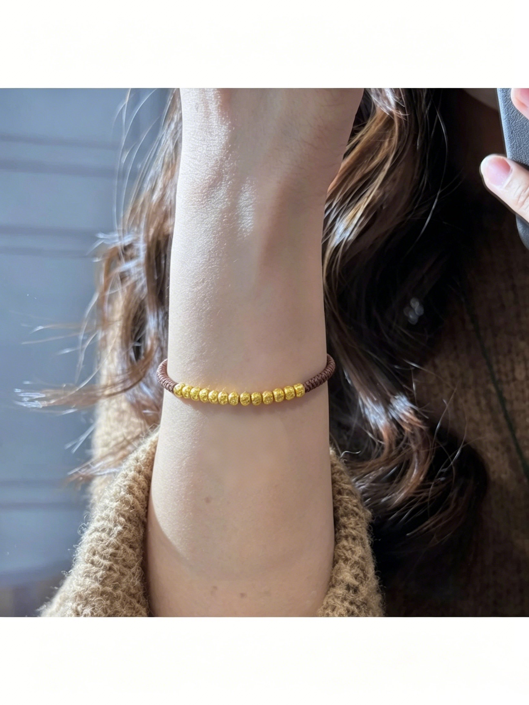 Gold Bead Bracelet