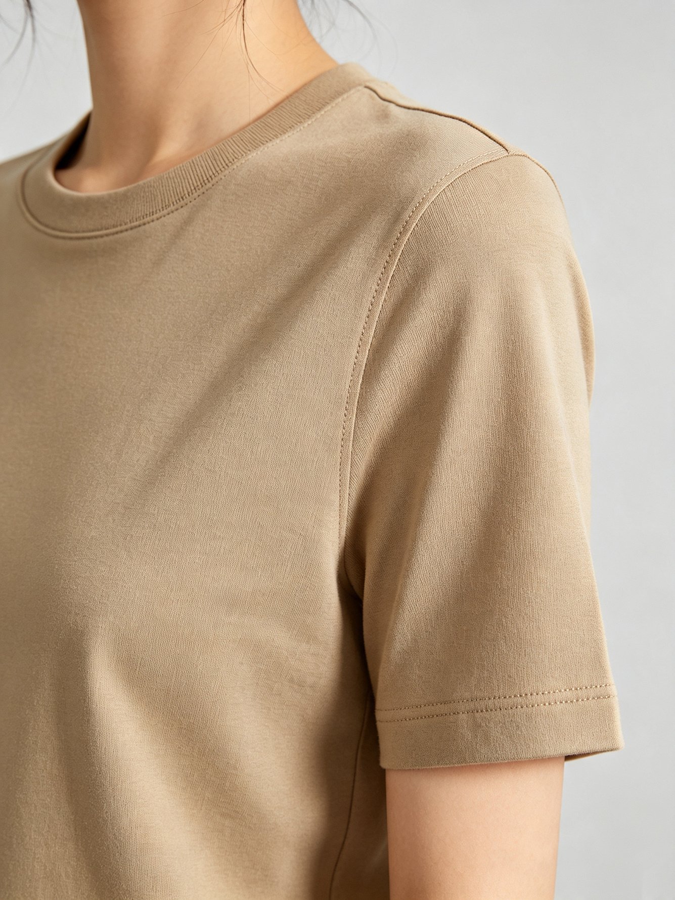 Beige Regular Fit Character Print T-Shirt with Short Sleeves