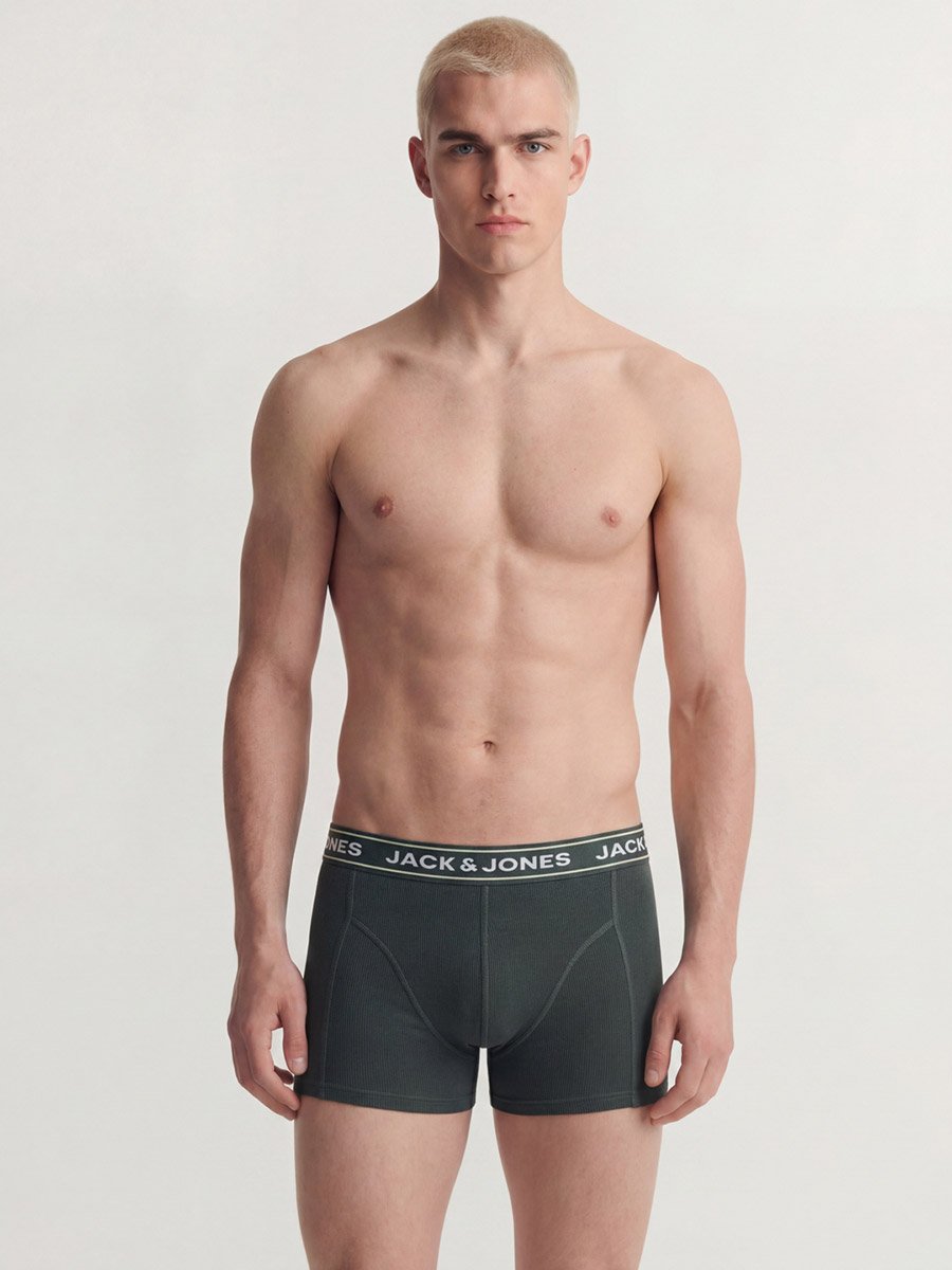 Pack of 5 - Back JACMAX Logo Print Trunks