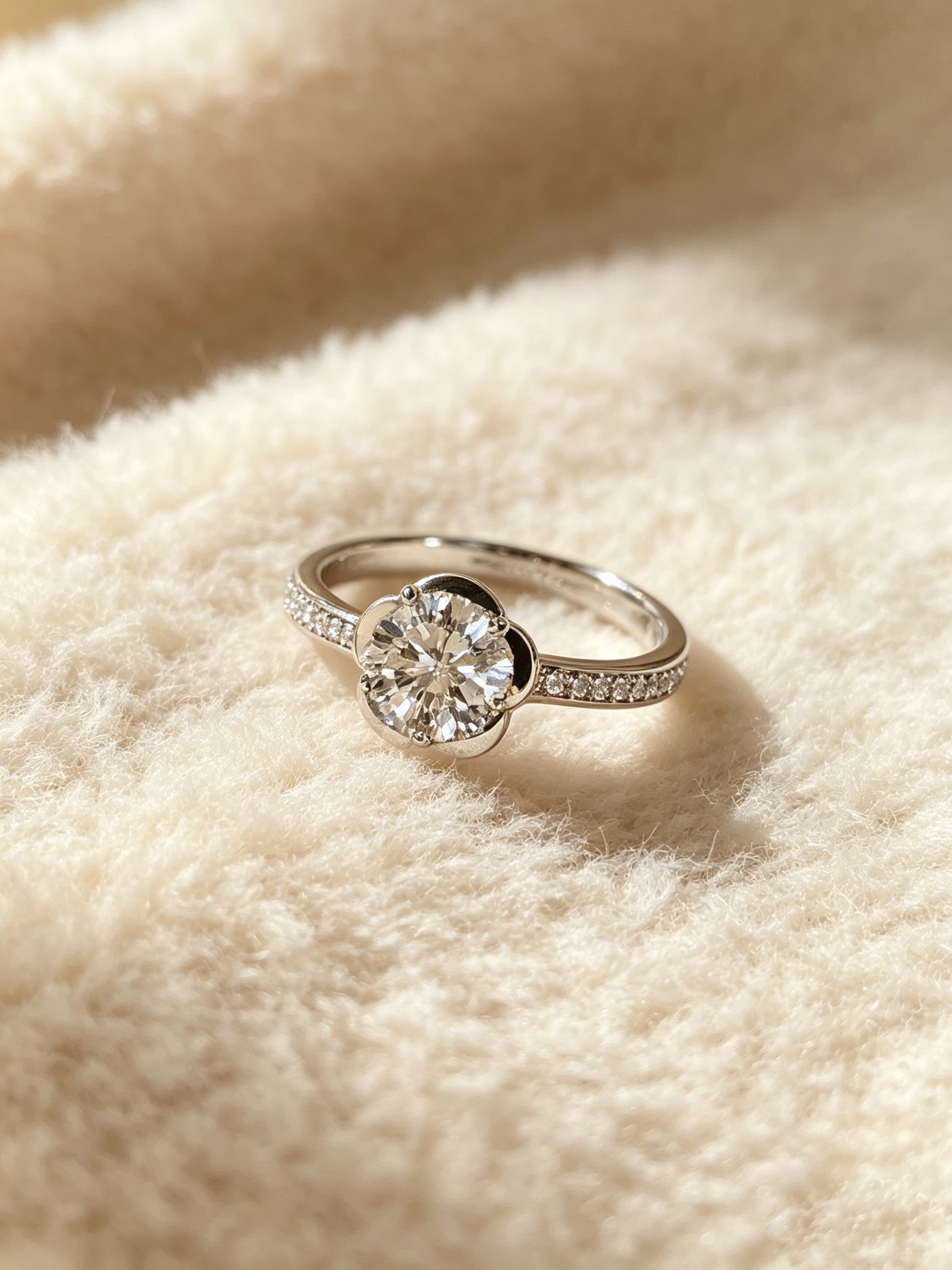 Silver Flower Ring