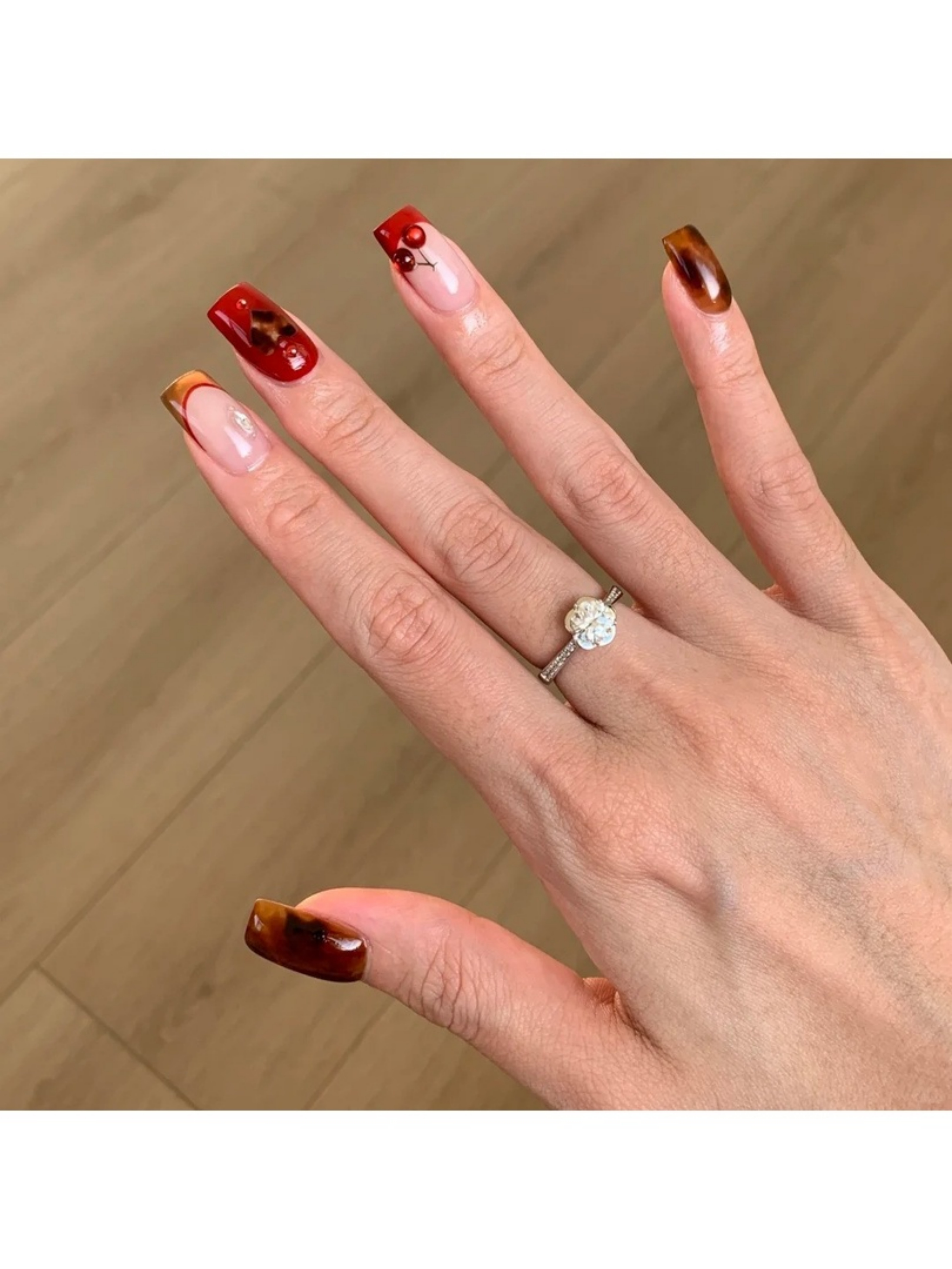 Silver Flower Ring