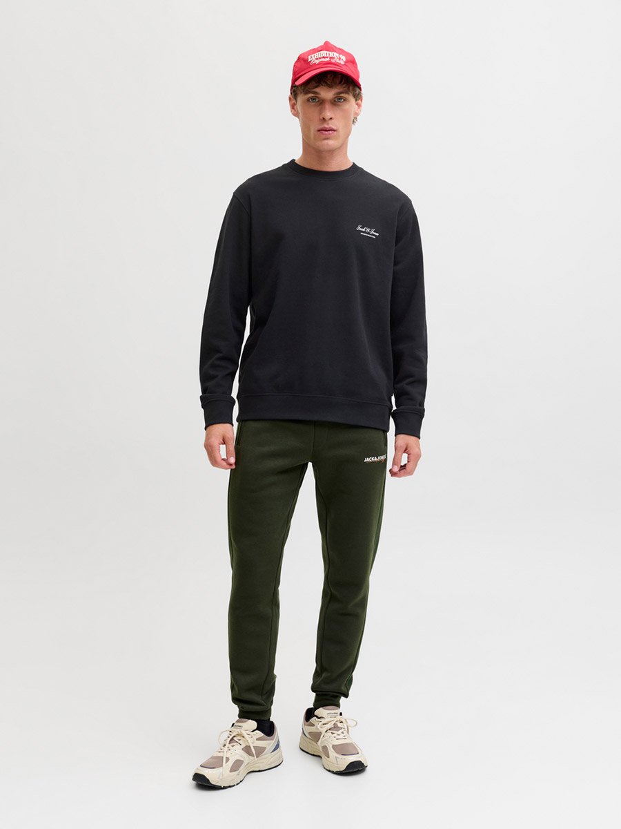 Black Crew Neck Sweatshirt