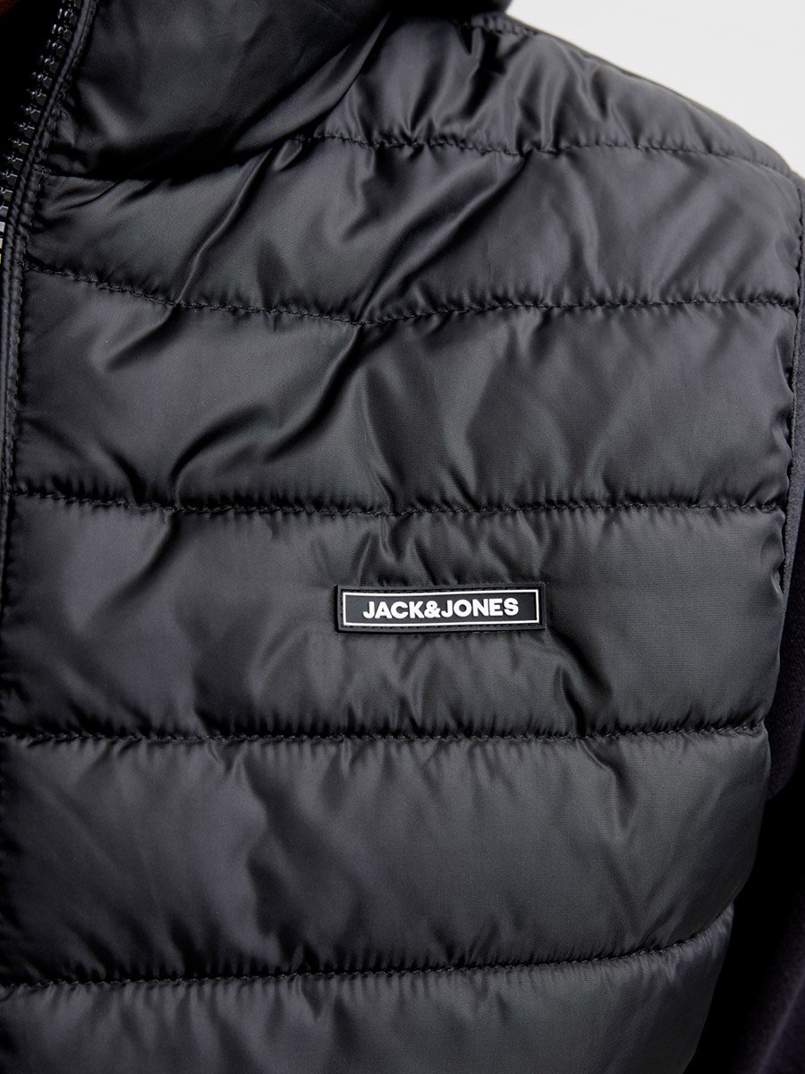 Black Lightweight Quilted Gilet
