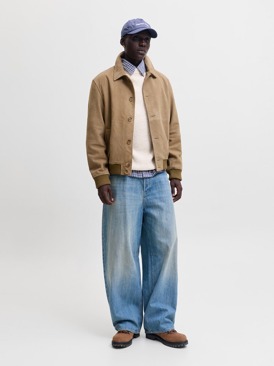 Off-White Crew Neck Pullover Knit Sweater