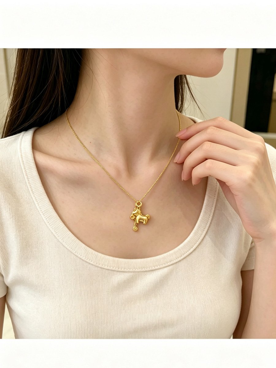 Horse Charm Necklace