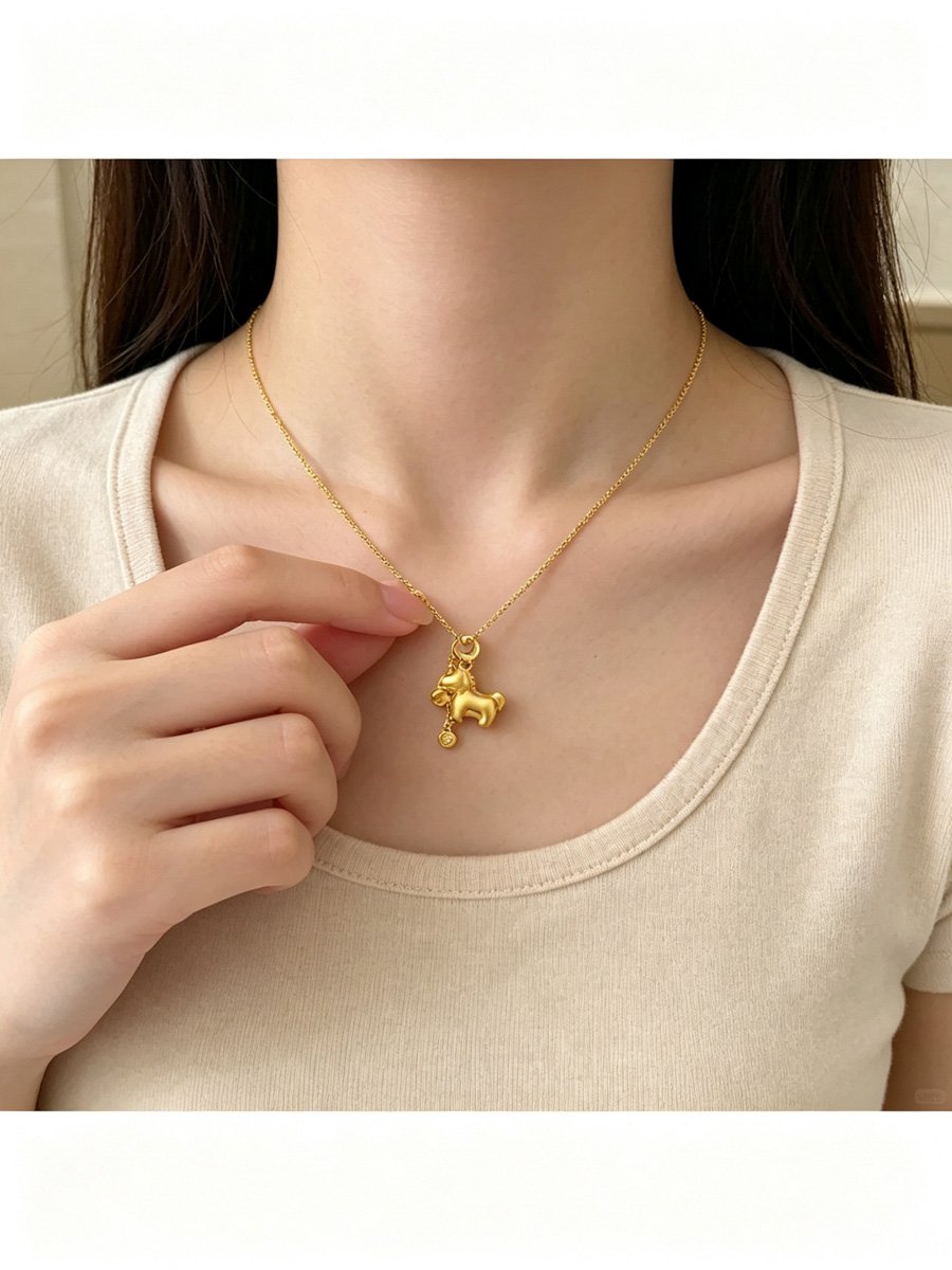 Horse Charm Necklace