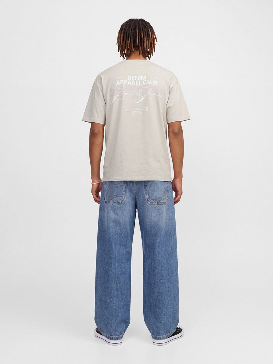 Beige Regular Fit Crew Neck T-Shirt