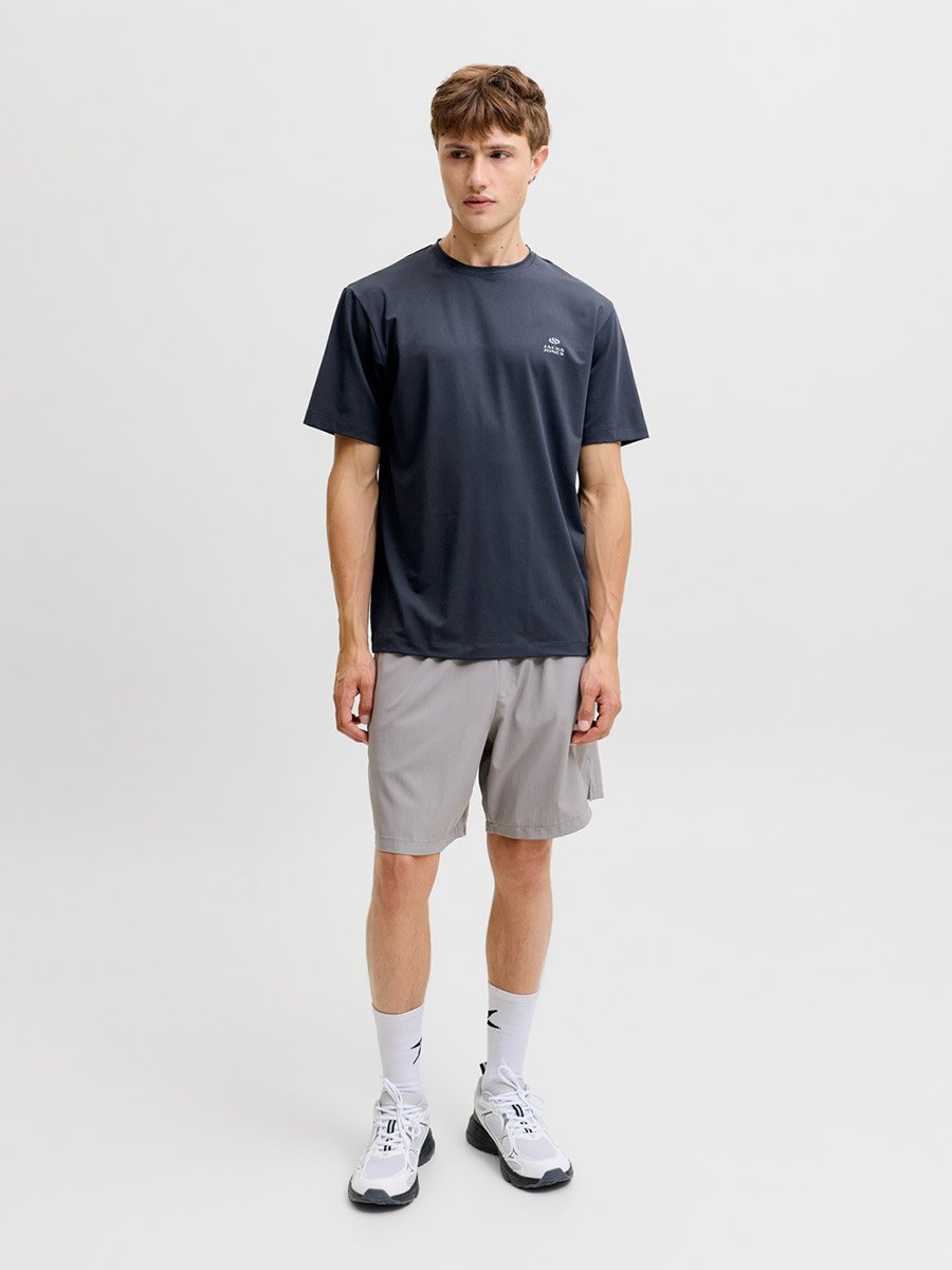 Navy Blue Logo Detail Short Sleeve T-Shirt