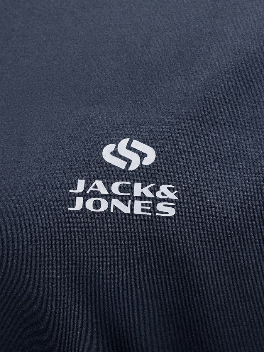 Navy Blue Logo Detail Short Sleeve T-Shirt
