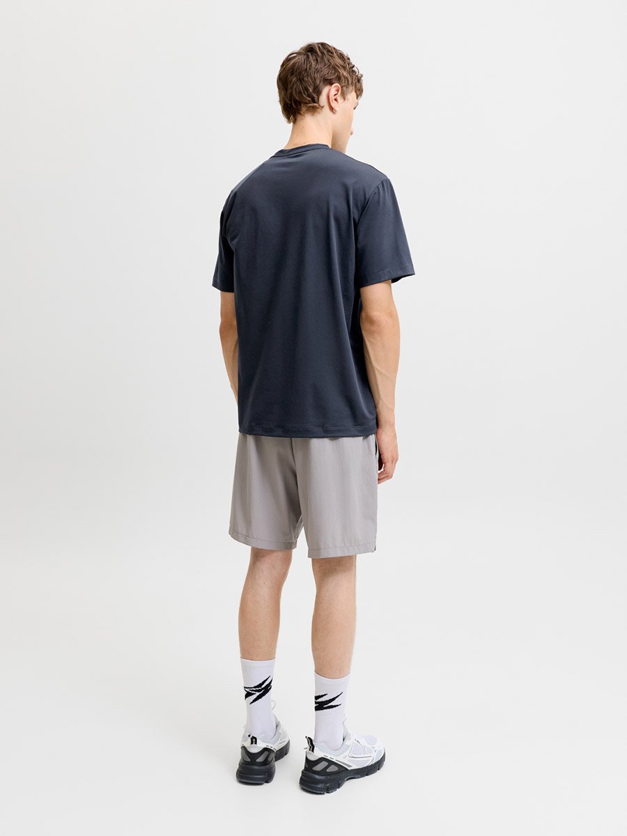 Navy Blue Logo Detail Short Sleeve T-Shirt