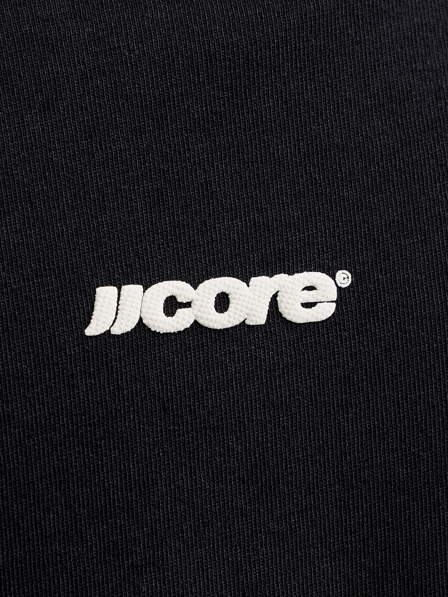 Black Graphic Print Cotton T-Shirt