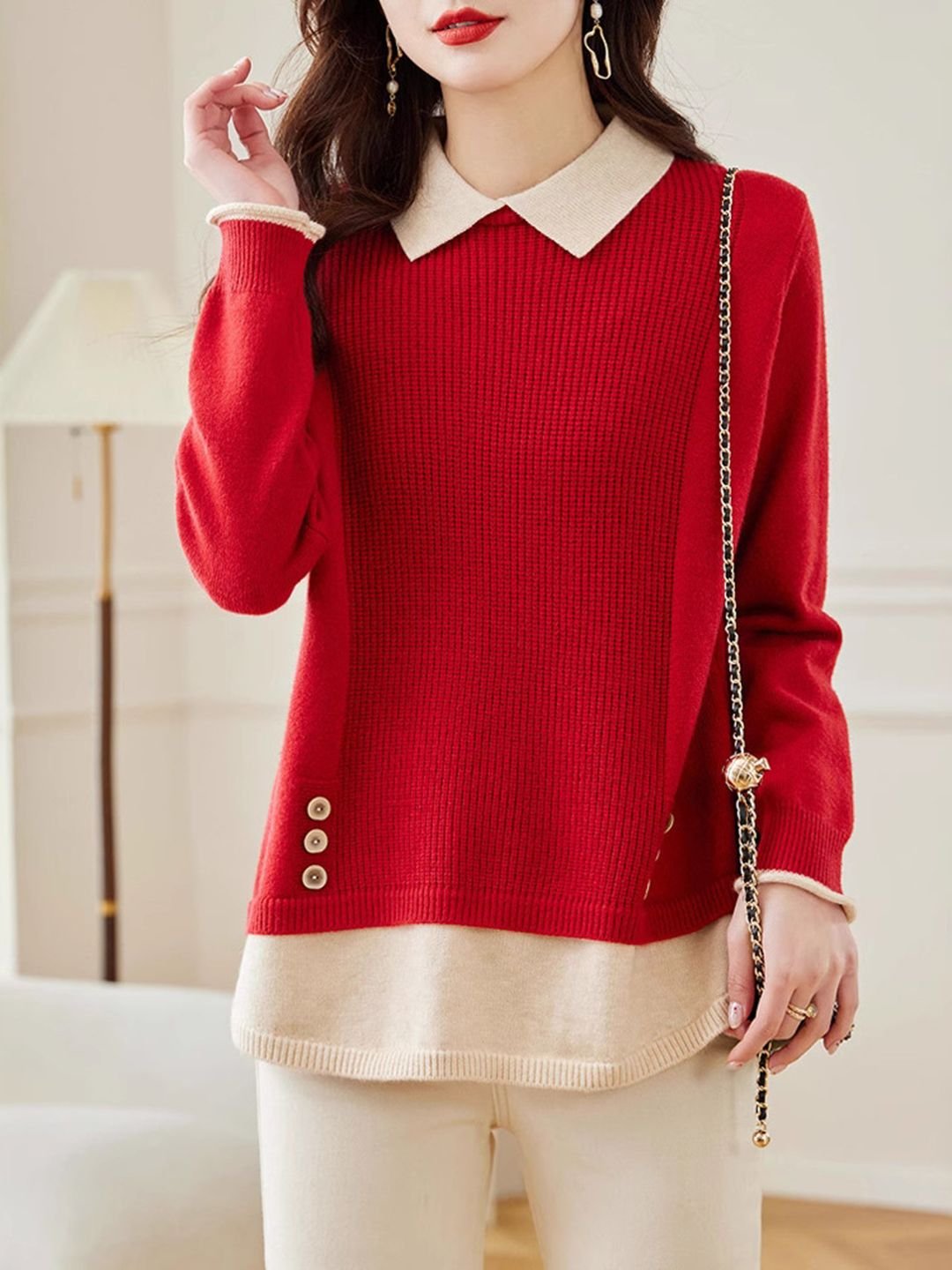 Striped Round Neck Short Sleeve T-Shirt