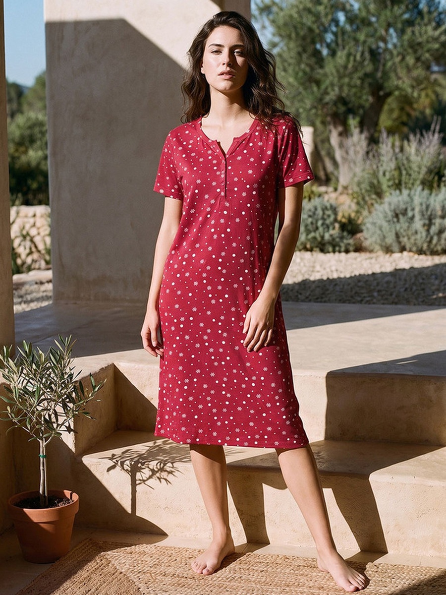 Printed Night Dress