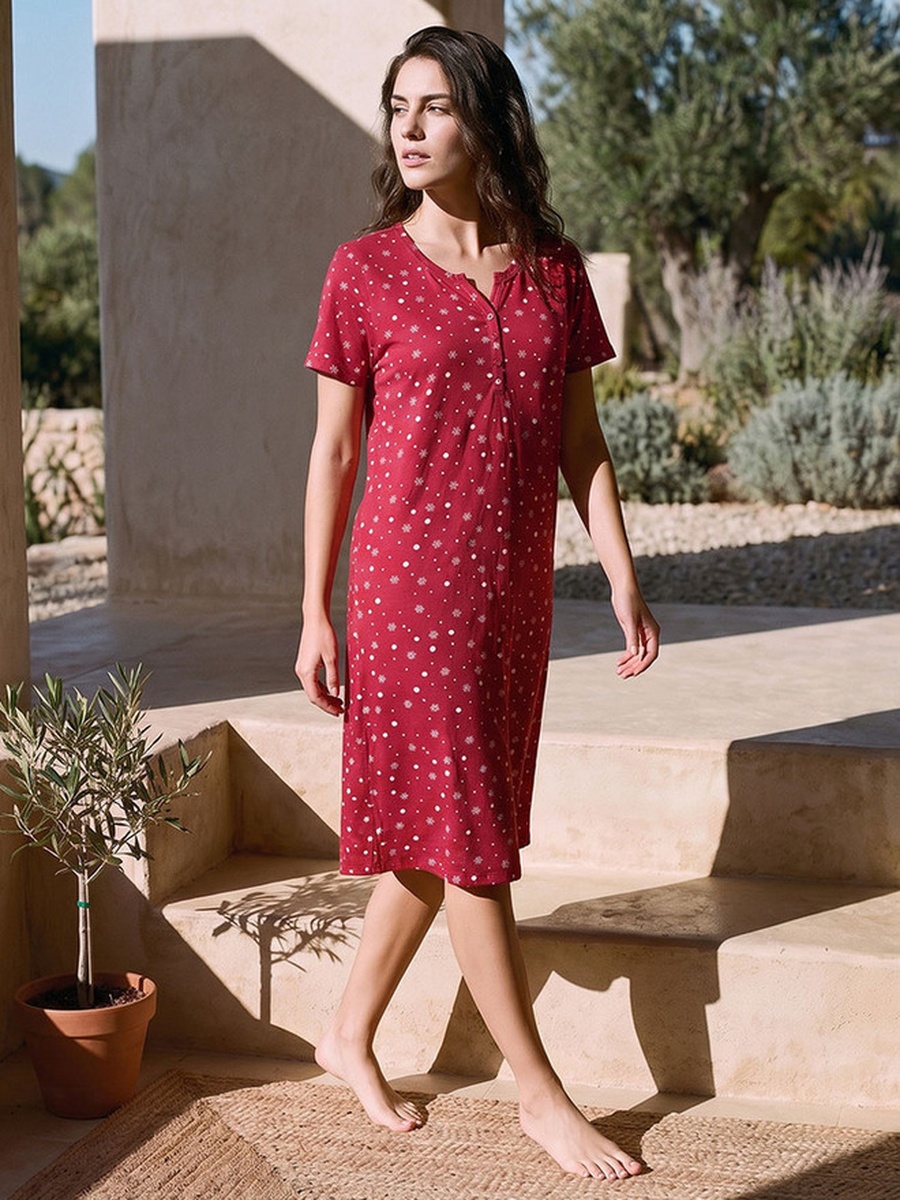 Printed Night Dress
