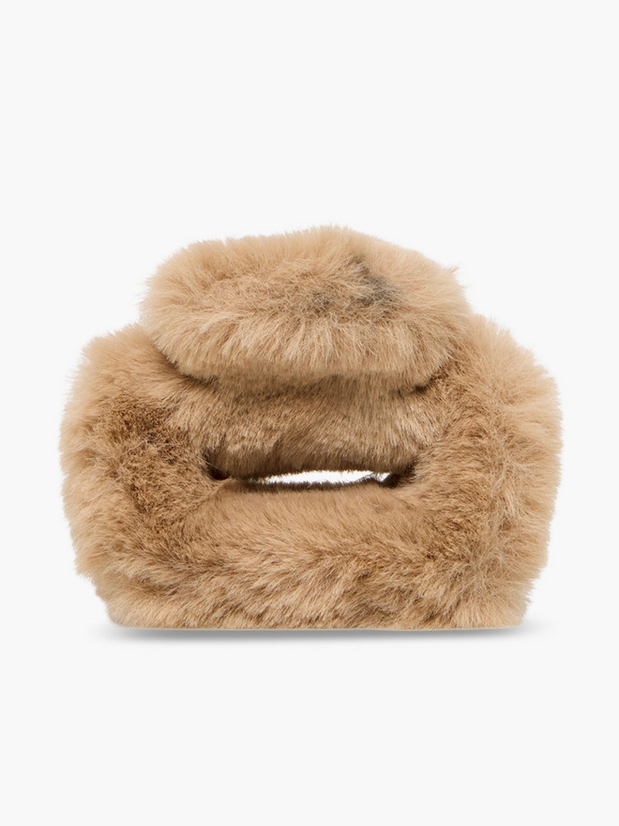 Pack of 2 Faux Fur Hair Clamp