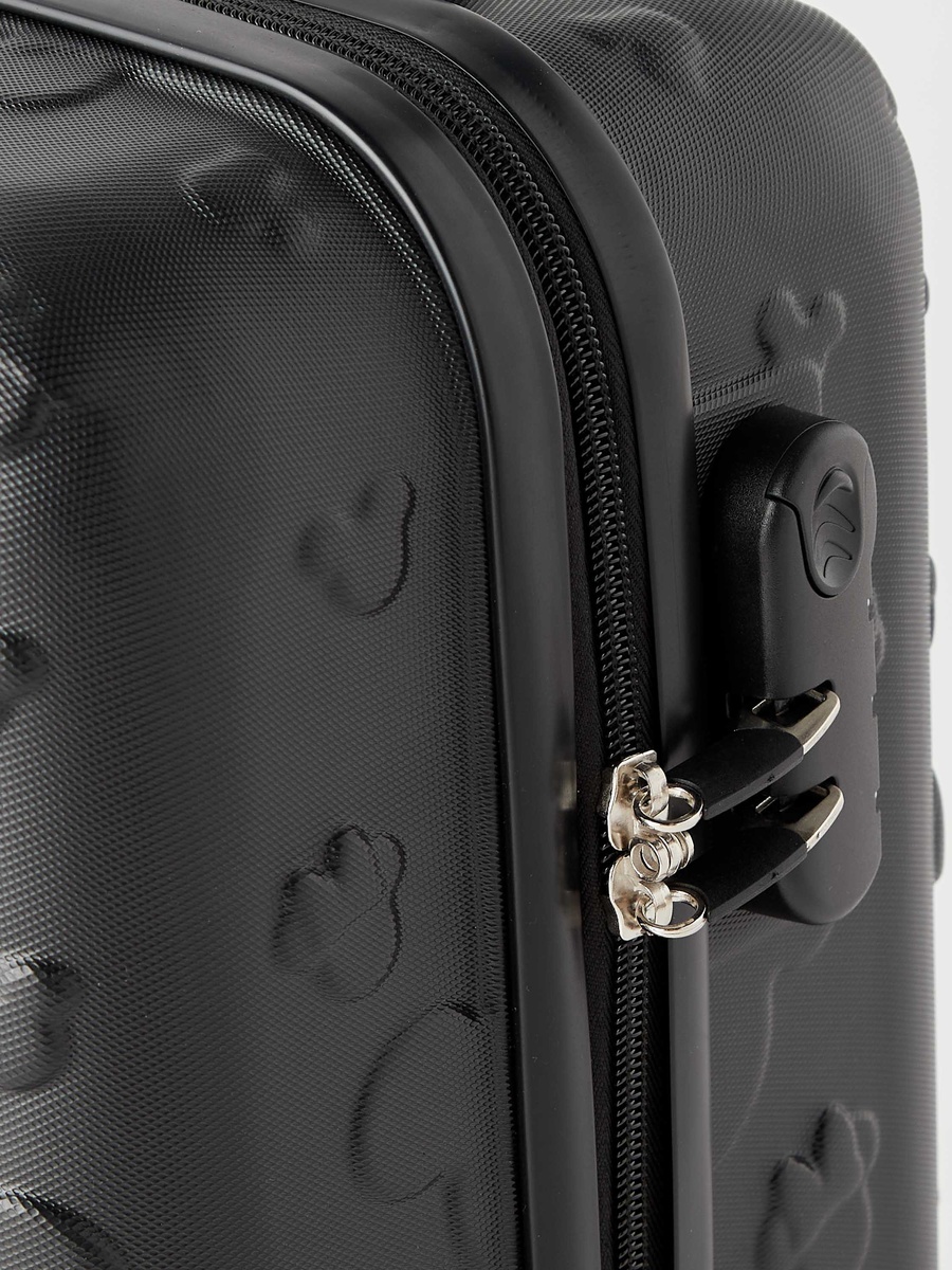 Minnie Mouse Detail Hardcase Trolley Bag with Retractable Handle