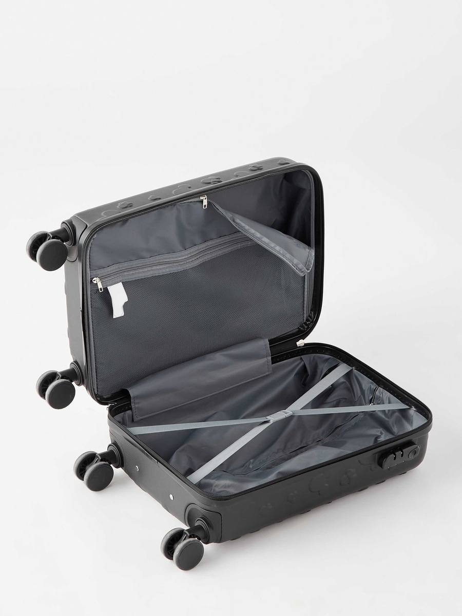 Minnie Mouse Detail Hardcase Trolley Bag with Retractable Handle