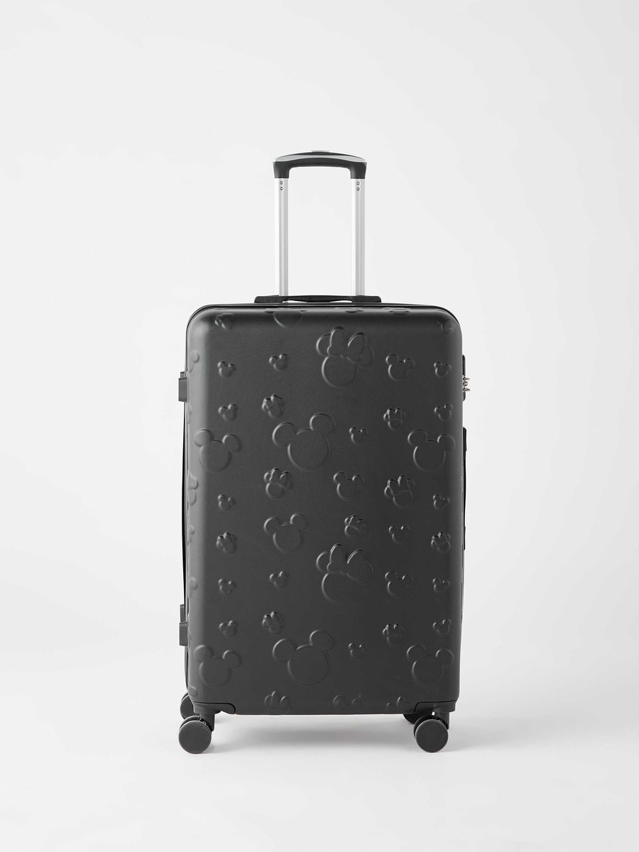 Minnie Mouse Detail Hardcase Trolley Bag with Retractable Handle
